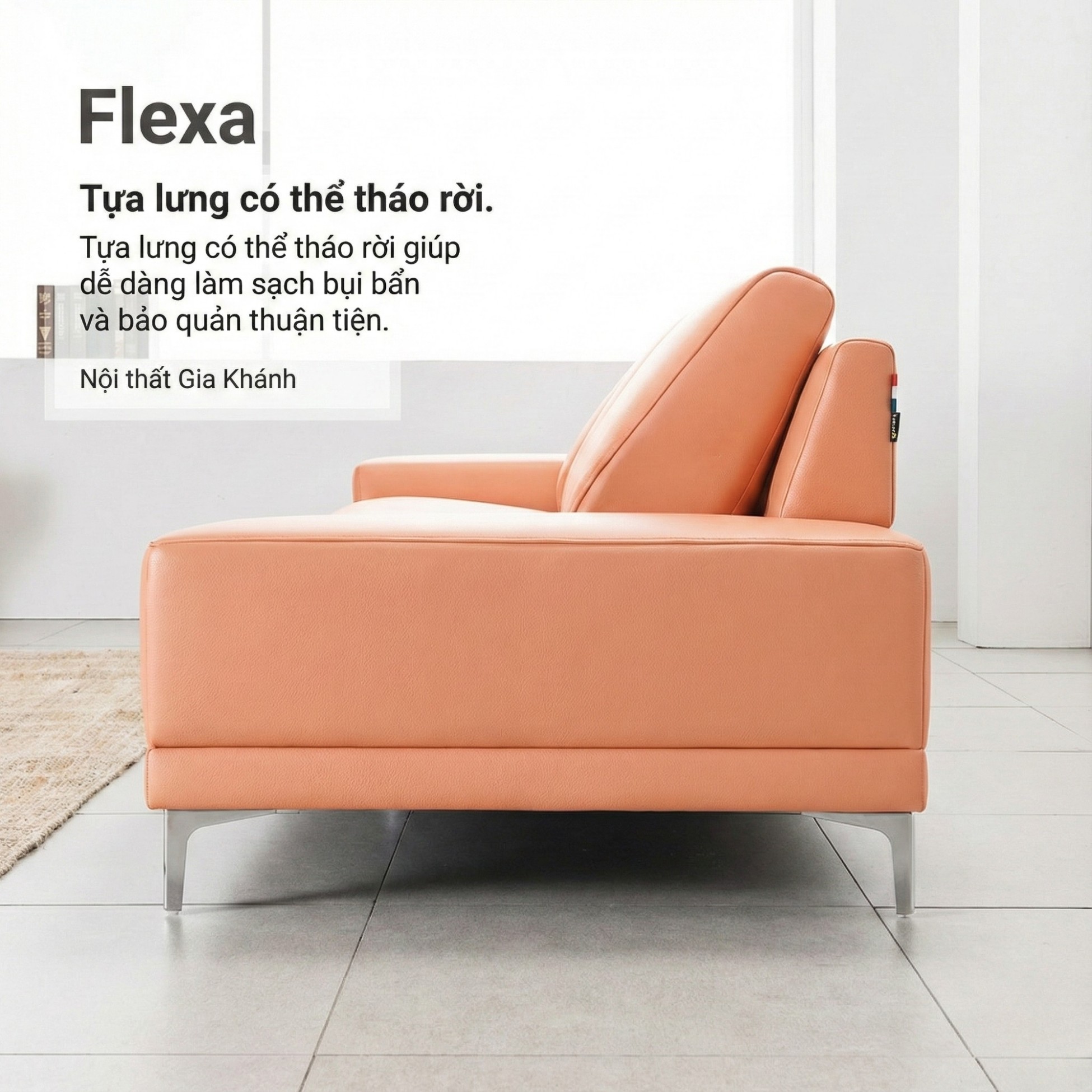 sofa flexa- sofa bọc da cao cấp