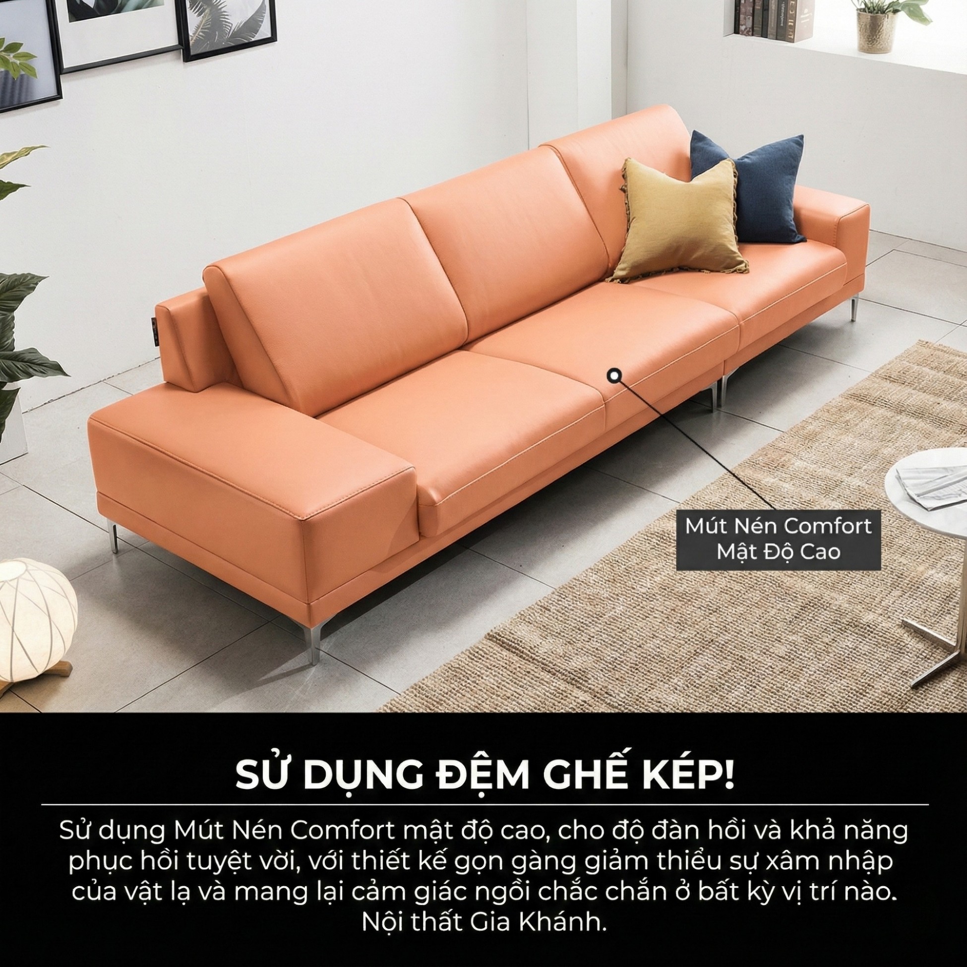 sofa flexa- sofa bọc da cao cấp