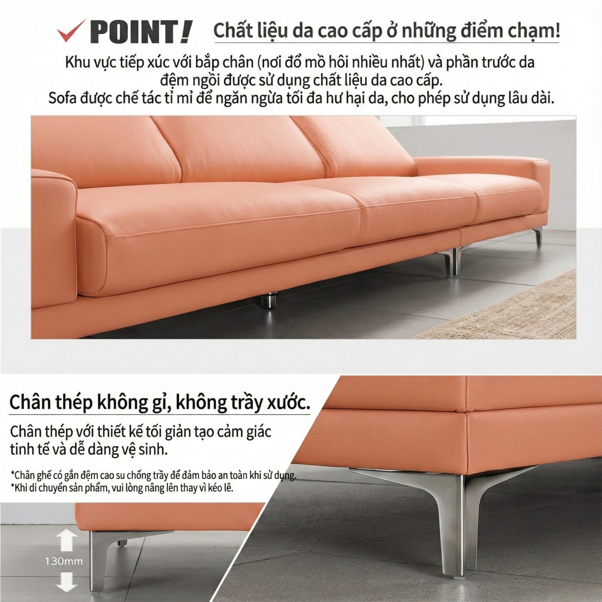 sofa flexa- sofa bọc da cao cấp