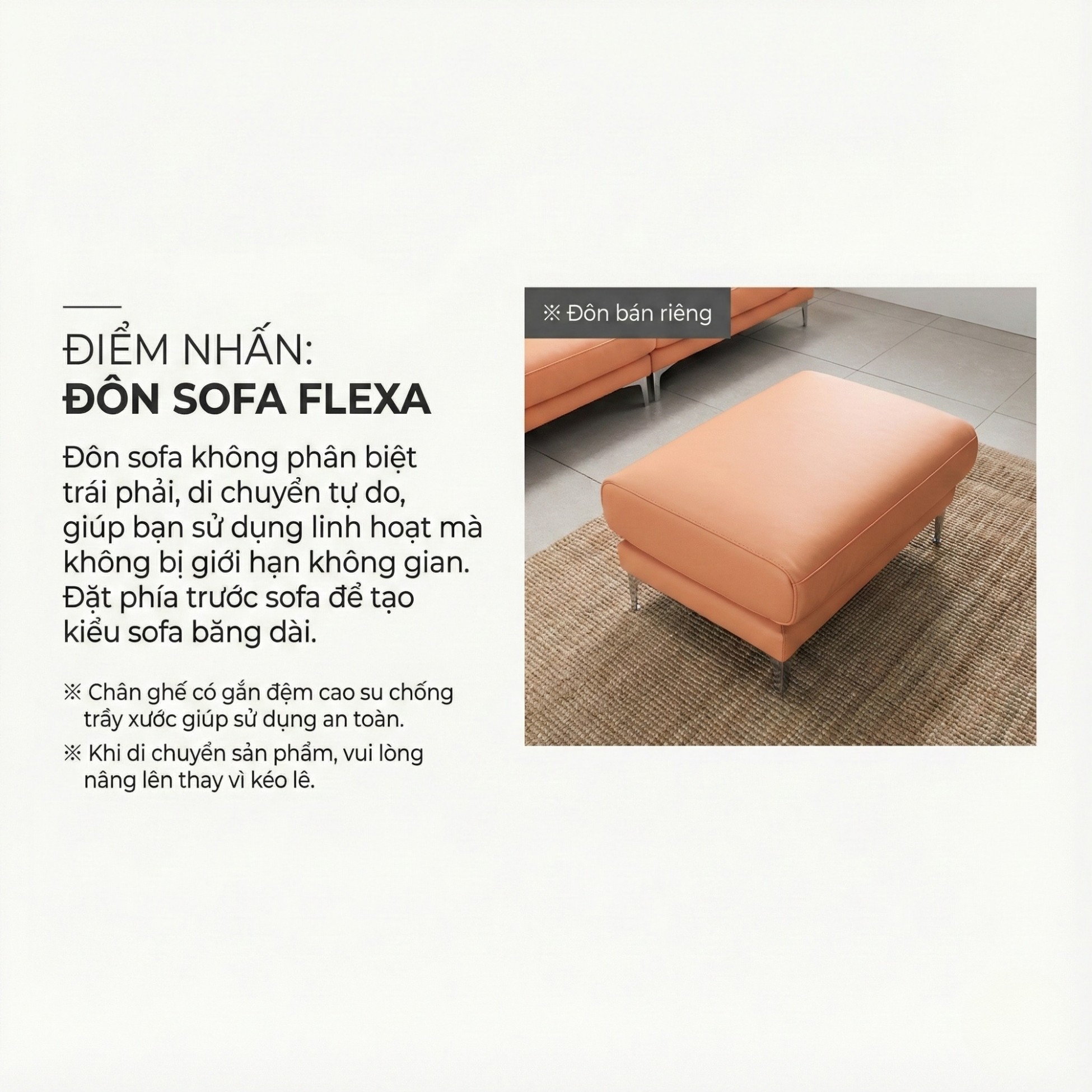 sofa flexa- sofa bọc da cao cấp