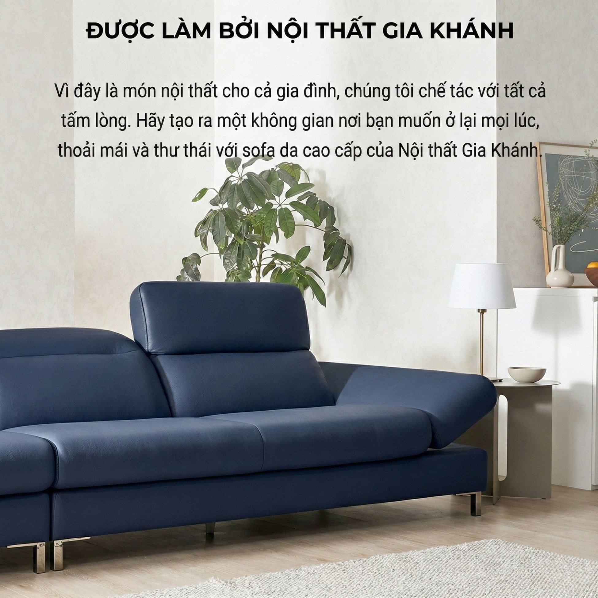 Sofa SERENE - Sofa Da Hiện Đại Đầy Đỉnh Cao Cho Sự Êm Ái