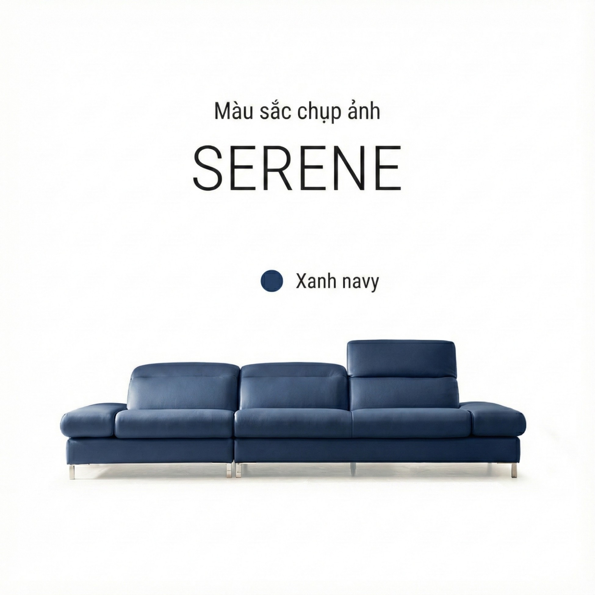 Sofa SERENE - Sofa Da Hiện Đại Đầy Đỉnh Cao Cho Sự Êm Ái
