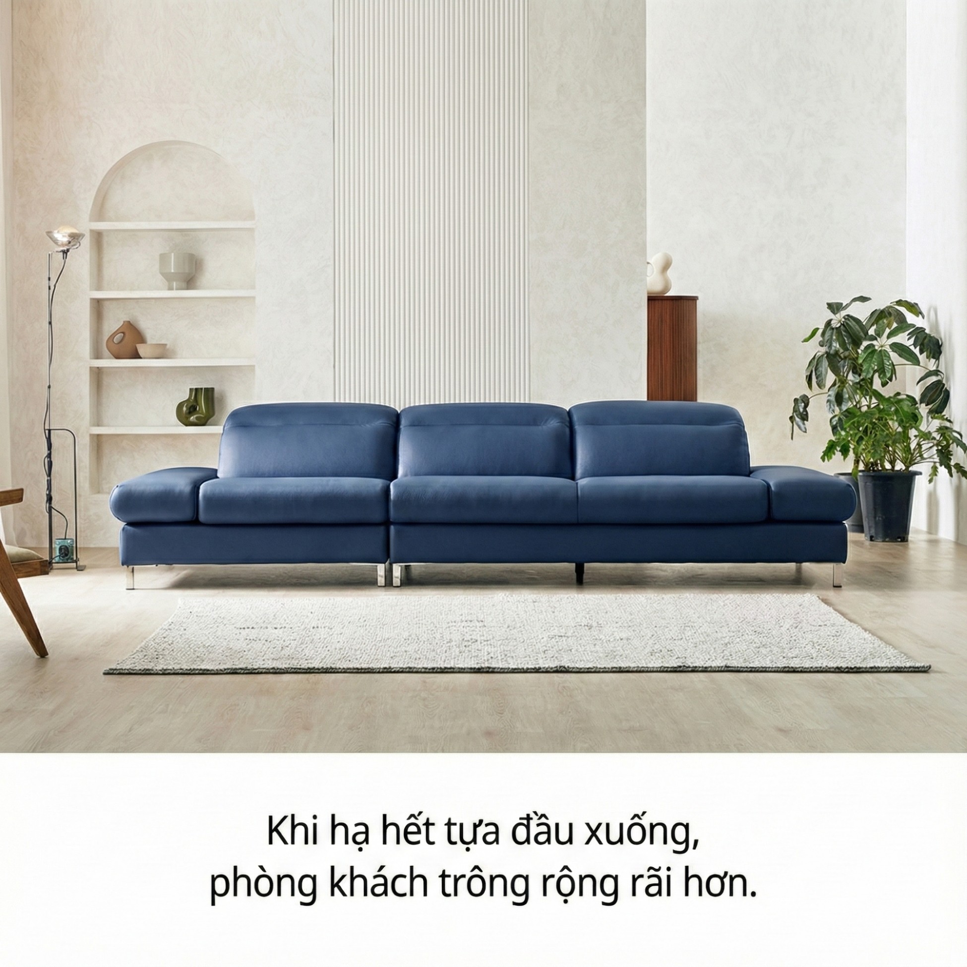 Sofa SERENE - Sofa Da Hiện Đại Đầy Đỉnh Cao Cho Sự Êm Ái