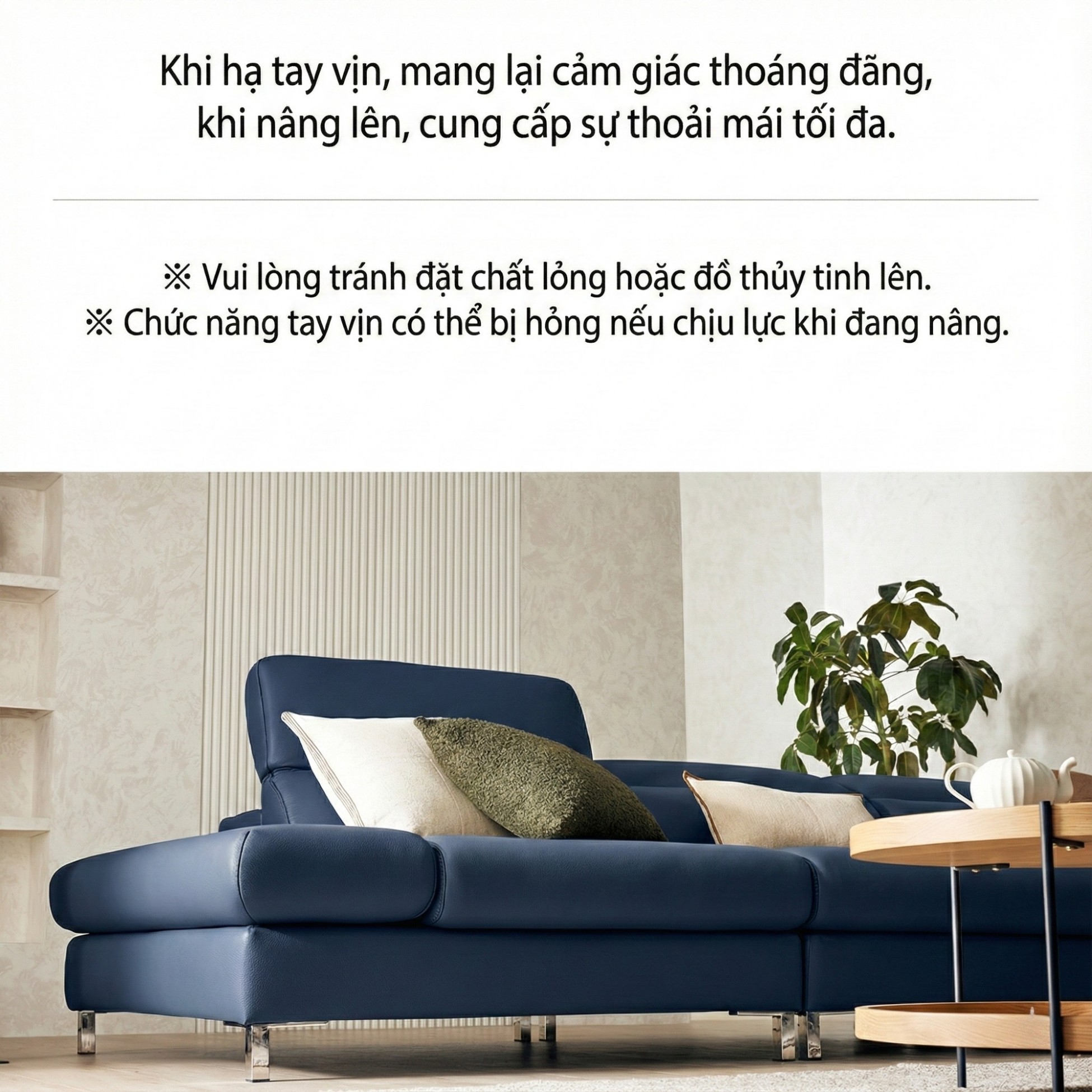 Sofa SERENE - Sofa Da Hiện Đại Đầy Đỉnh Cao Cho Sự Êm Ái