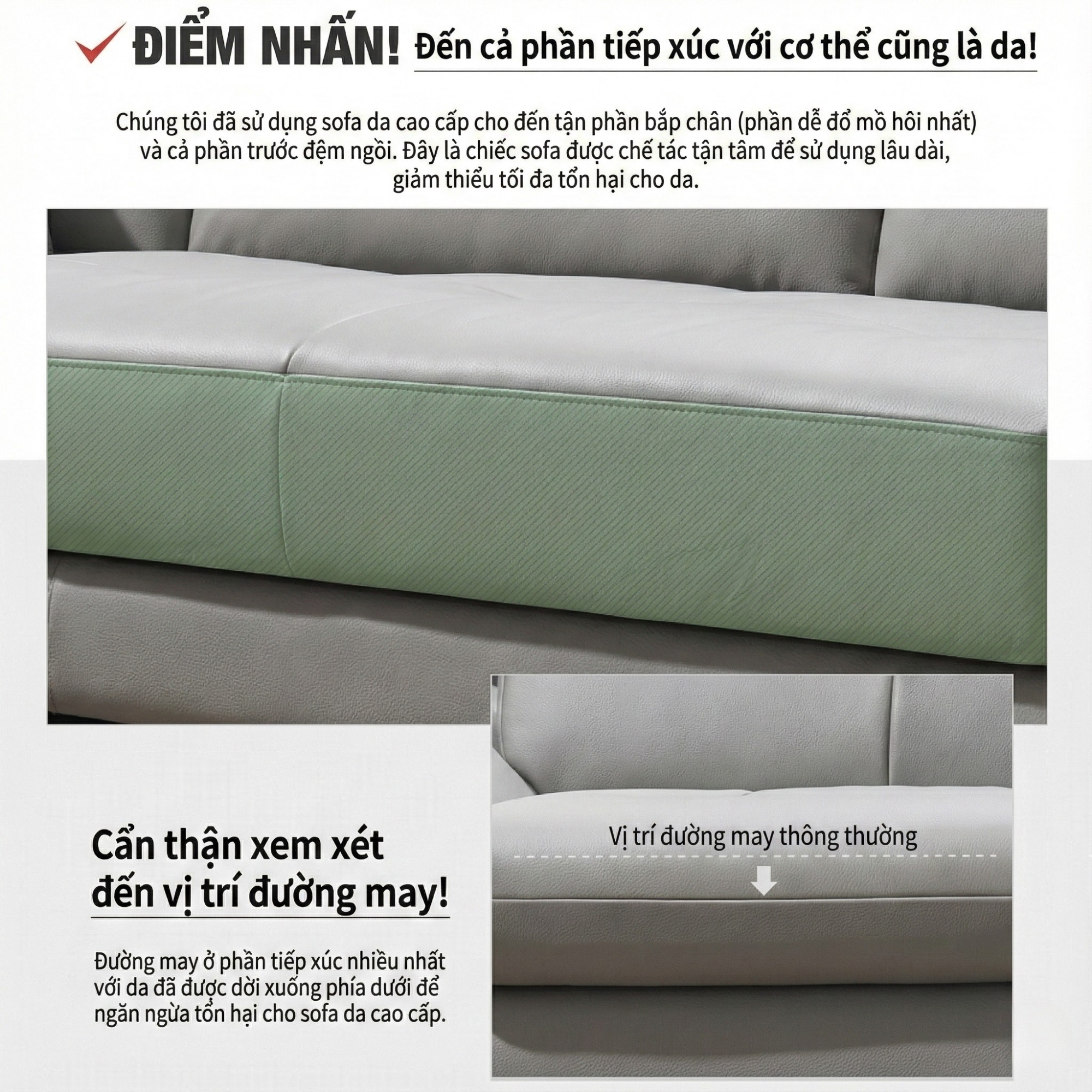 sofa hiện đại bọc da haven