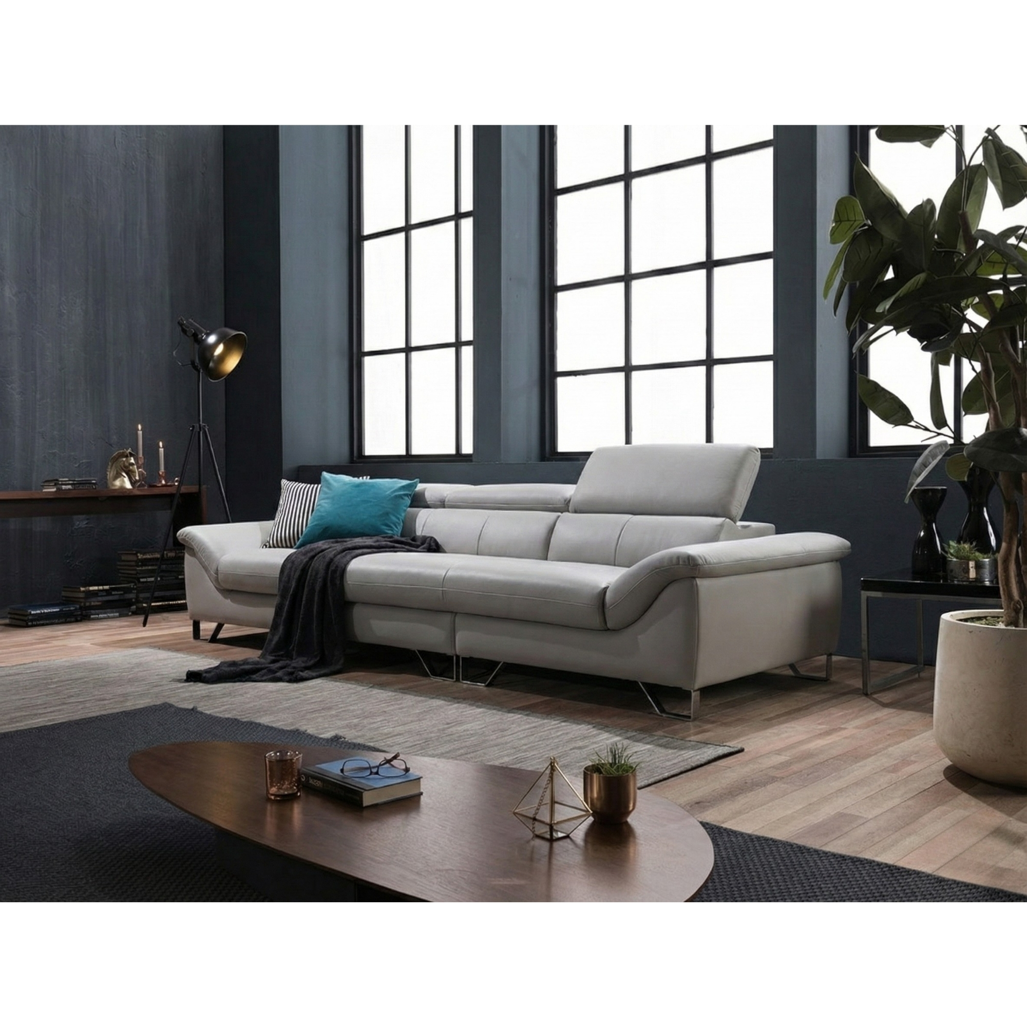 sofa hiện đại bọc da haven
