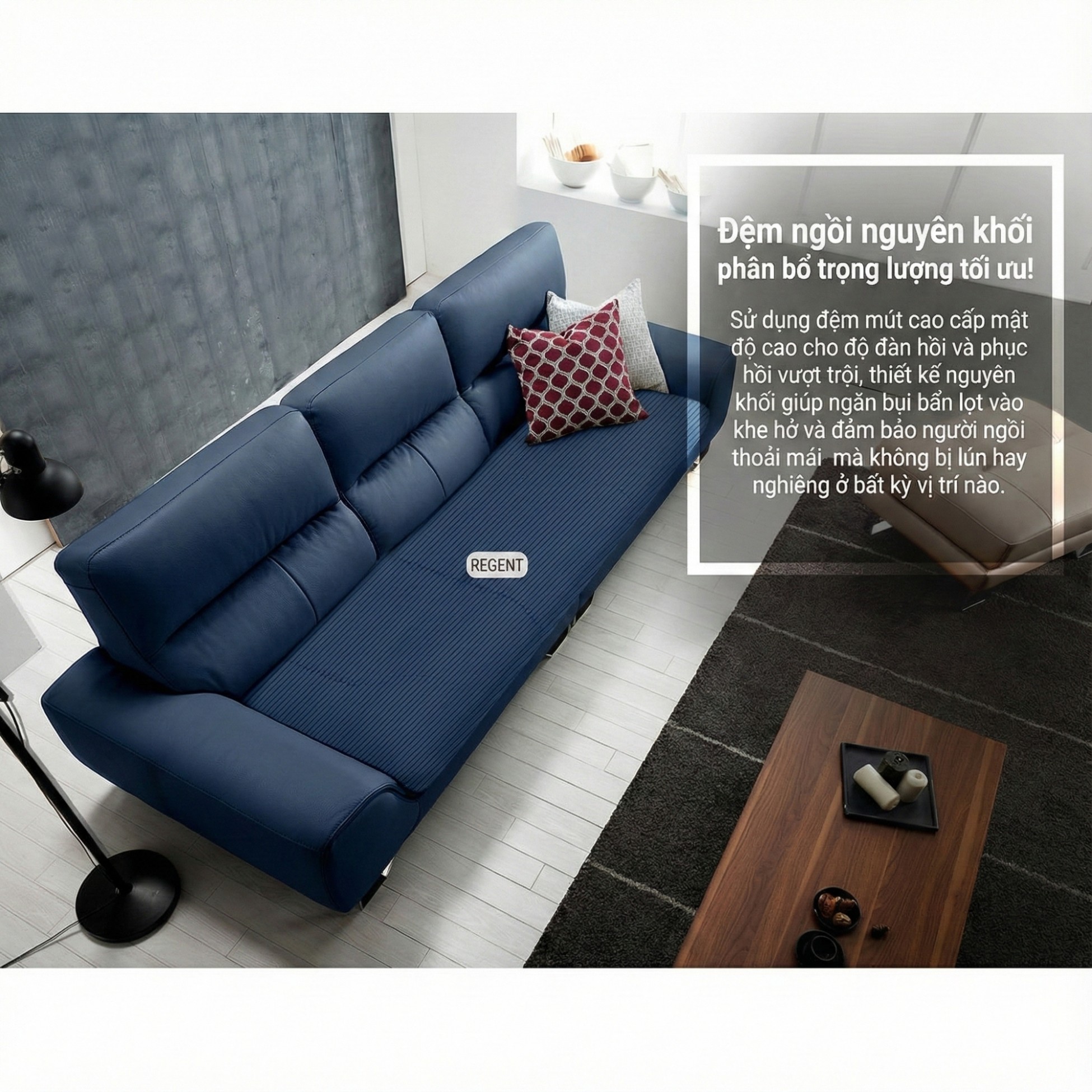 Sofa Regent - Sofa Cao Cấp Hiện Đại Cho Phòng Khách Trẻ Trung