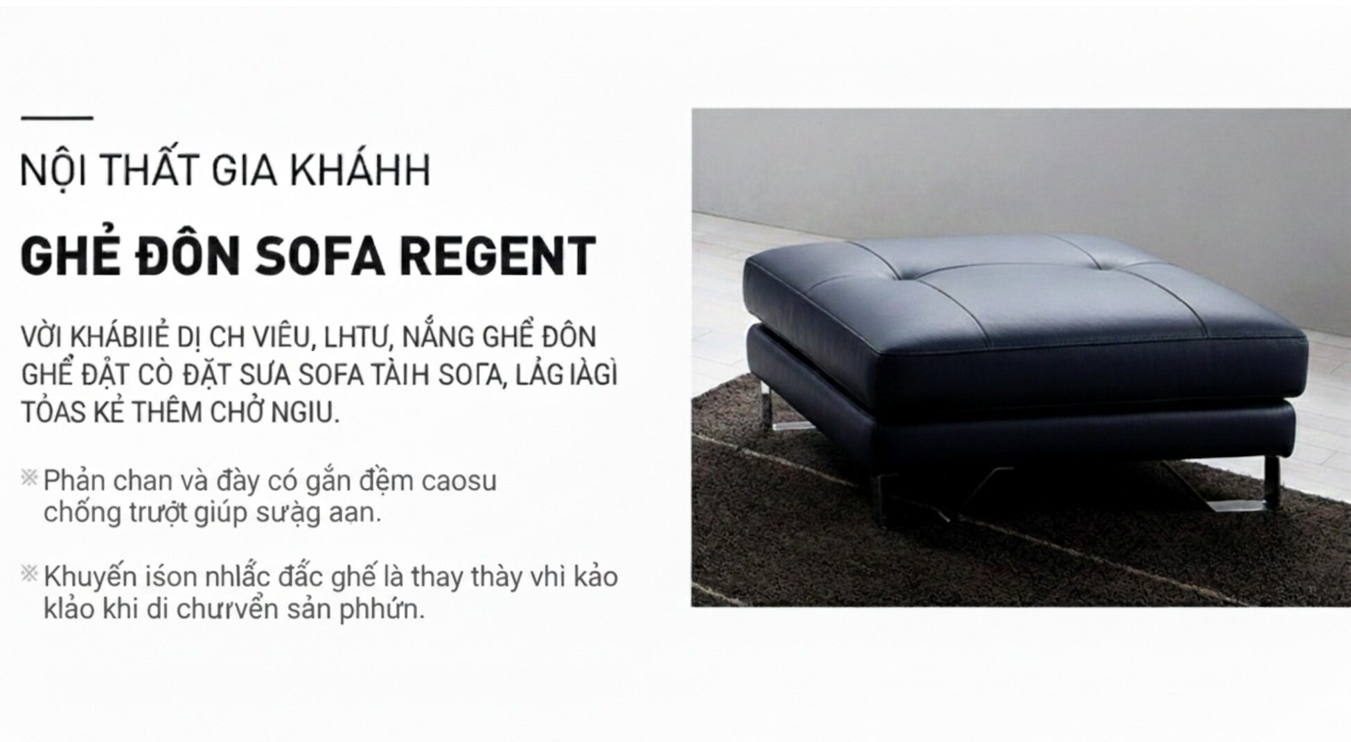 Sofa Regent - Sofa Cao Cấp Hiện Đại Cho Phòng Khách Trẻ Trung