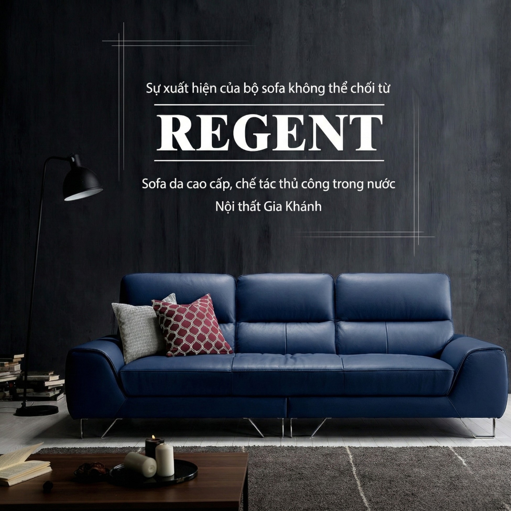 Sofa Regent - Sofa Cao Cấp Hiện Đại Cho Phòng Khách Trẻ Trung