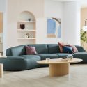Sofa HOMELY – Sofa Da Hiện Đại Cao Cấp Dáng Mở Thiết Kế Ấm Cúng