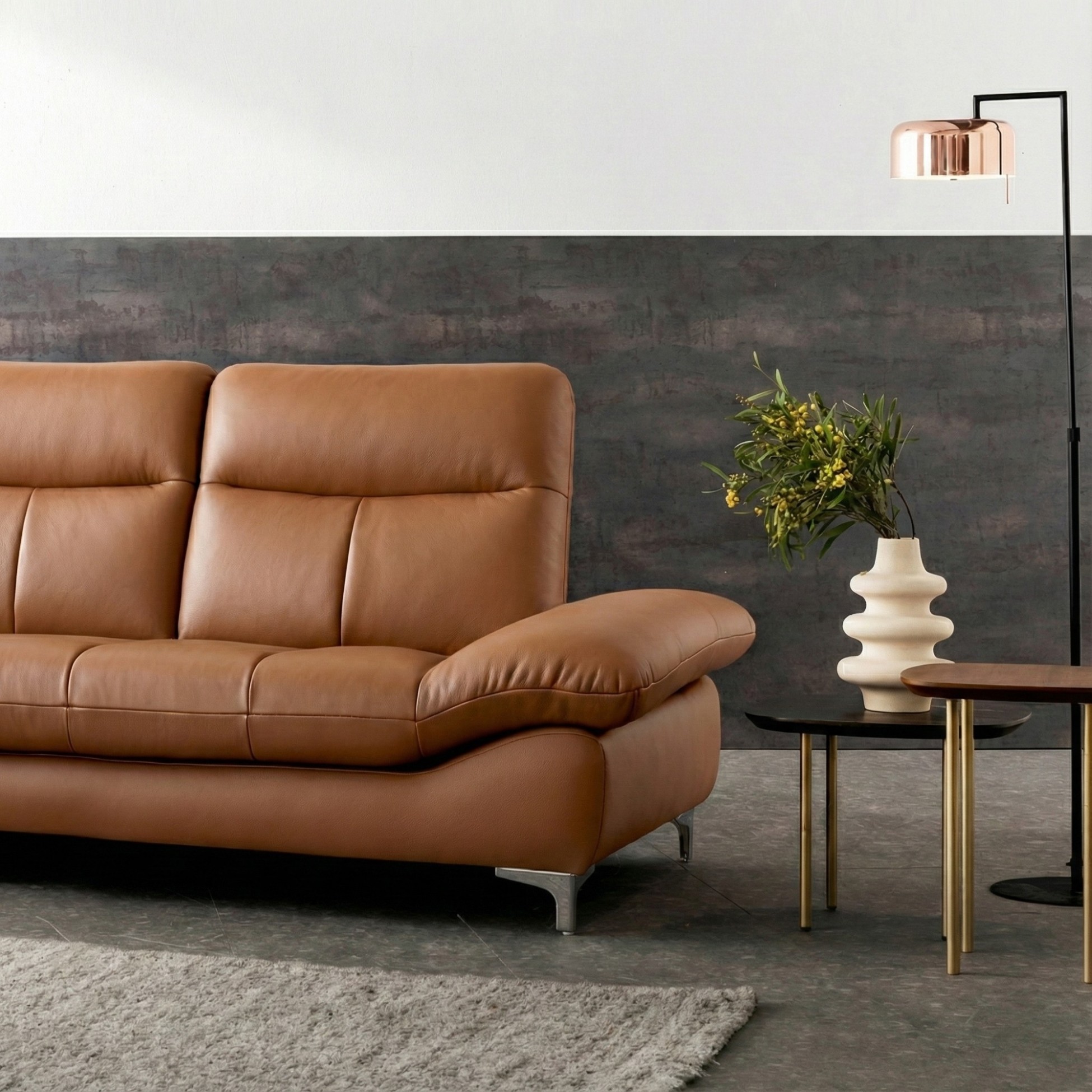 Sofa LIVIAN - Sofa Da Cao Cấp Hiện Đại Êm Ái