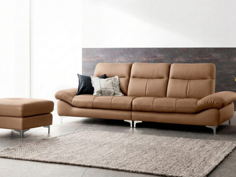 Sofa LIVIAN - Sofa Da Cao Cấp Hiện Đại Êm Ái