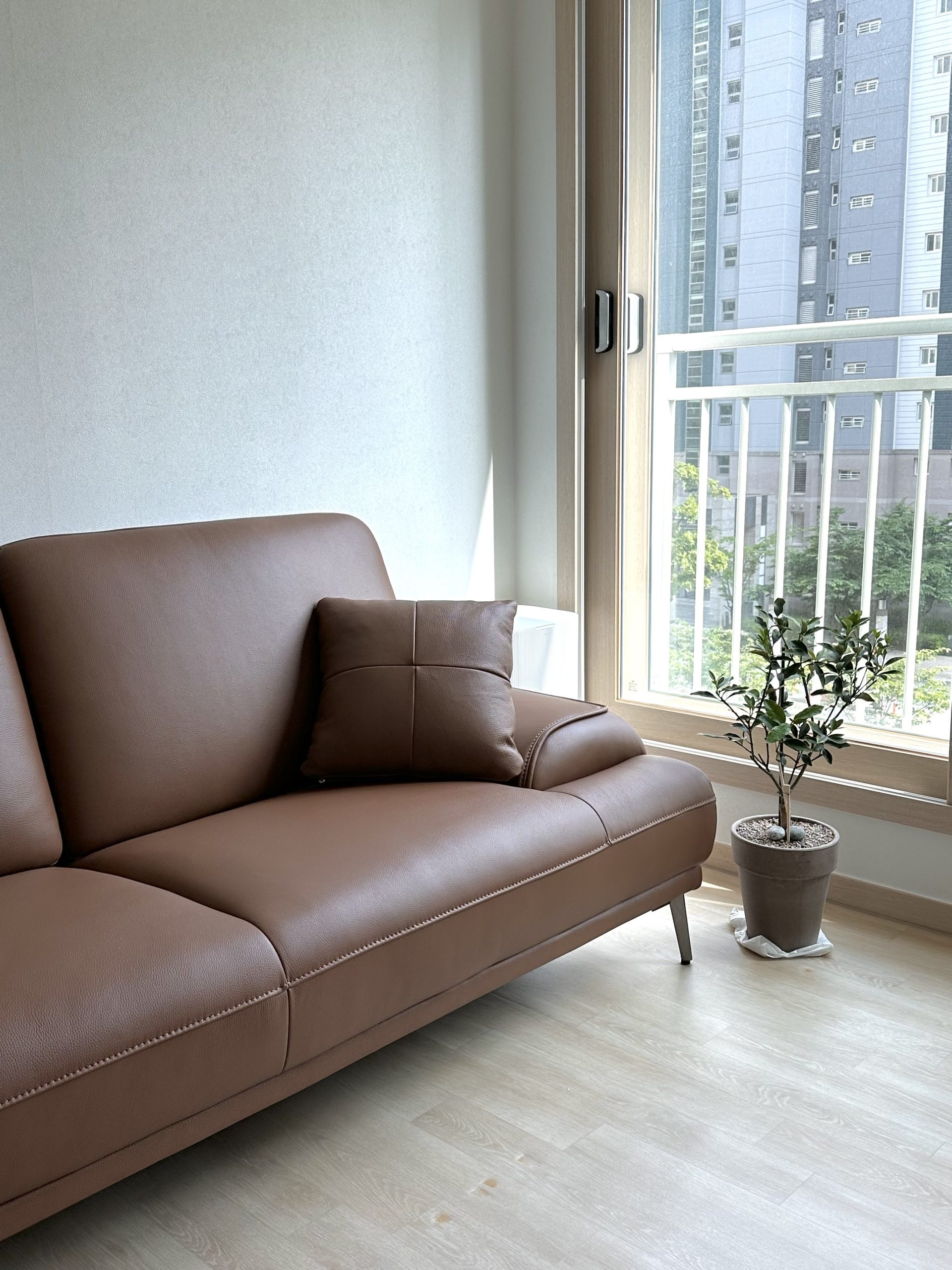 Sofa MILAN - Sofa Da Cao Cấp Hiện Đại Thiết Kế Tối Giản Thoải Mái