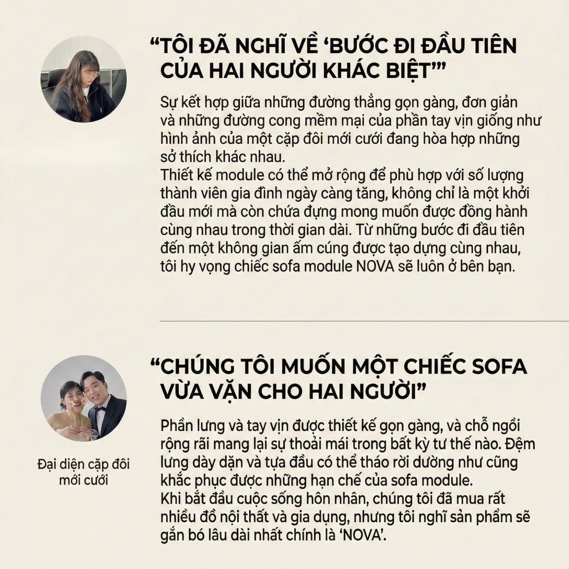 Sofa NOVA 2 – Sofa Da Đơn Hiện Đại Dạng Module Linh Hoạt Cho Khởi Đầu Mới 