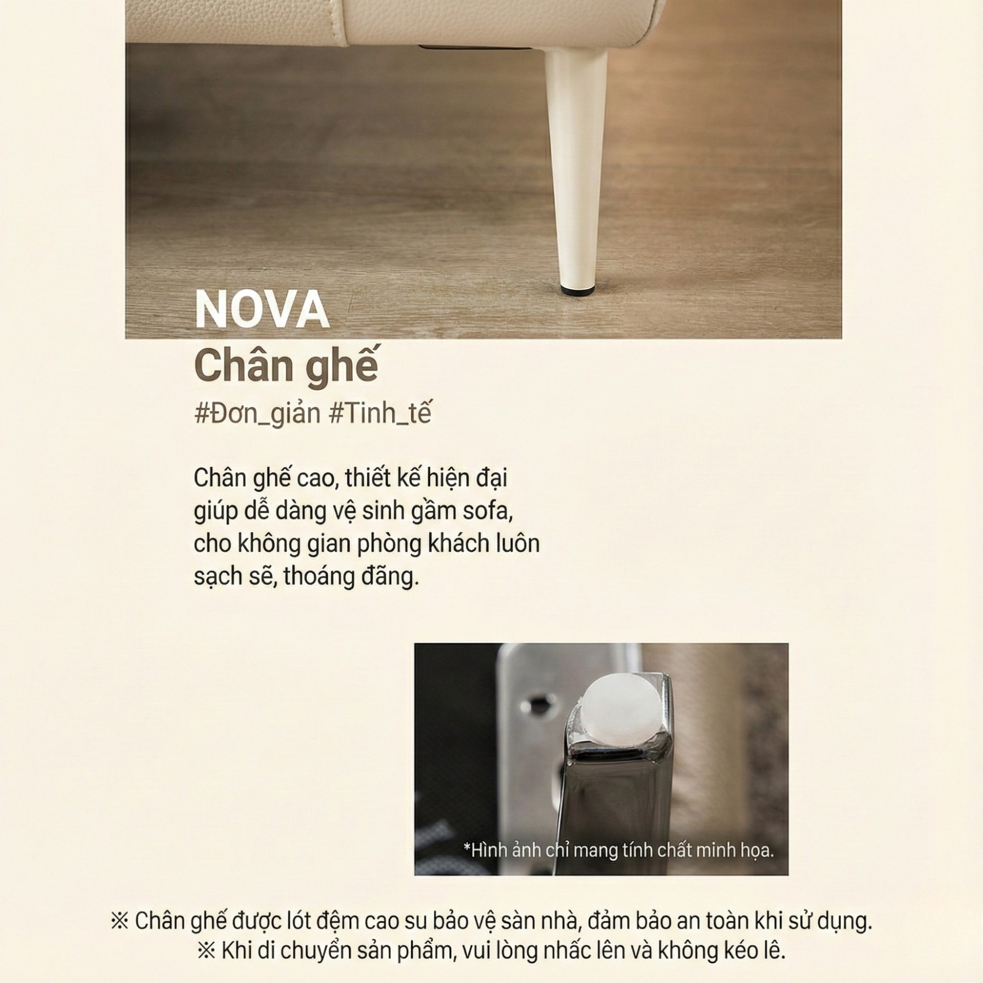 Sofa NOVA 2 – Sofa Da Đơn Hiện Đại Dạng Module Linh Hoạt Cho Khởi Đầu Mới 