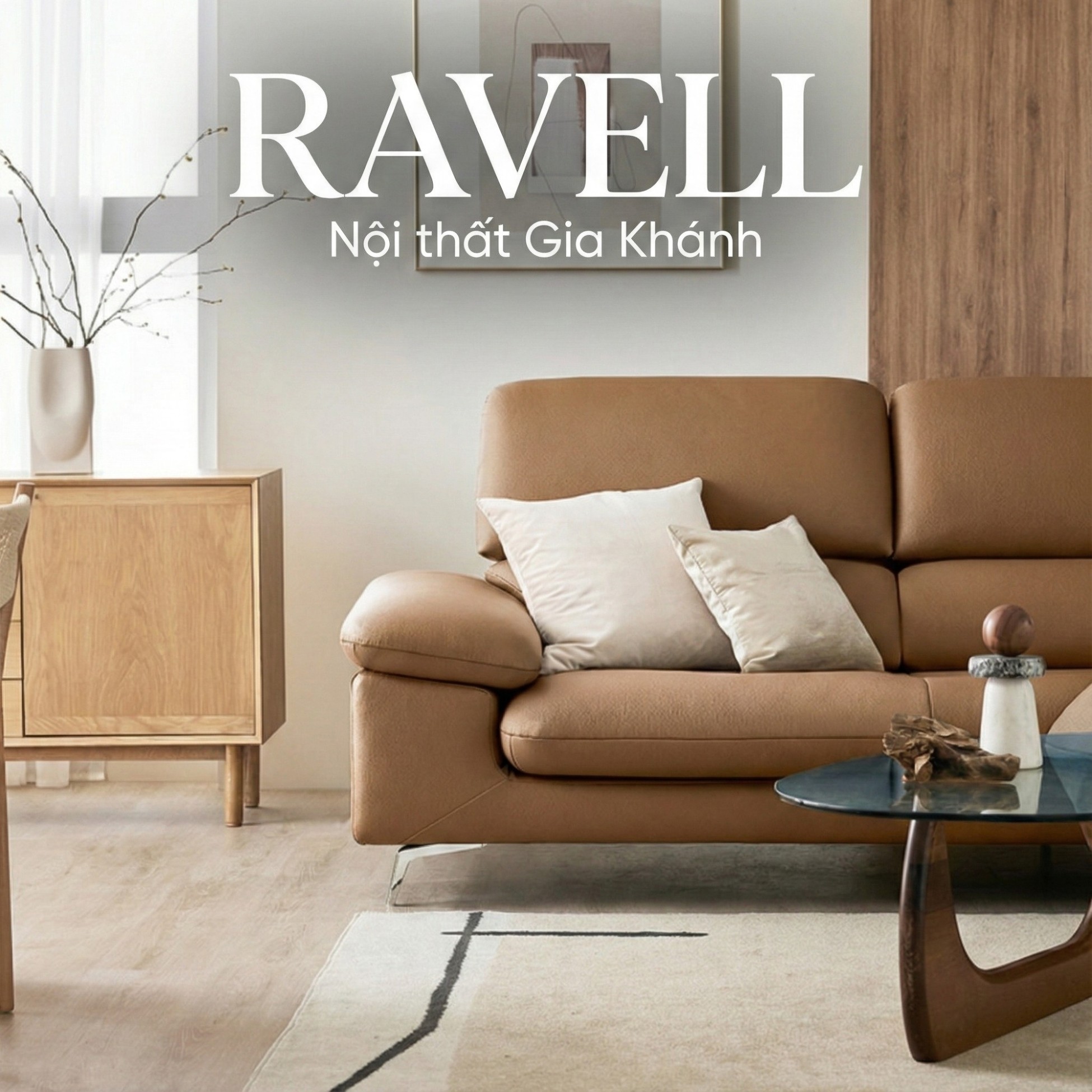 Sofa Ravell - Sofa Da Hiện Đại Cao Cấp Cho Phòng Khách