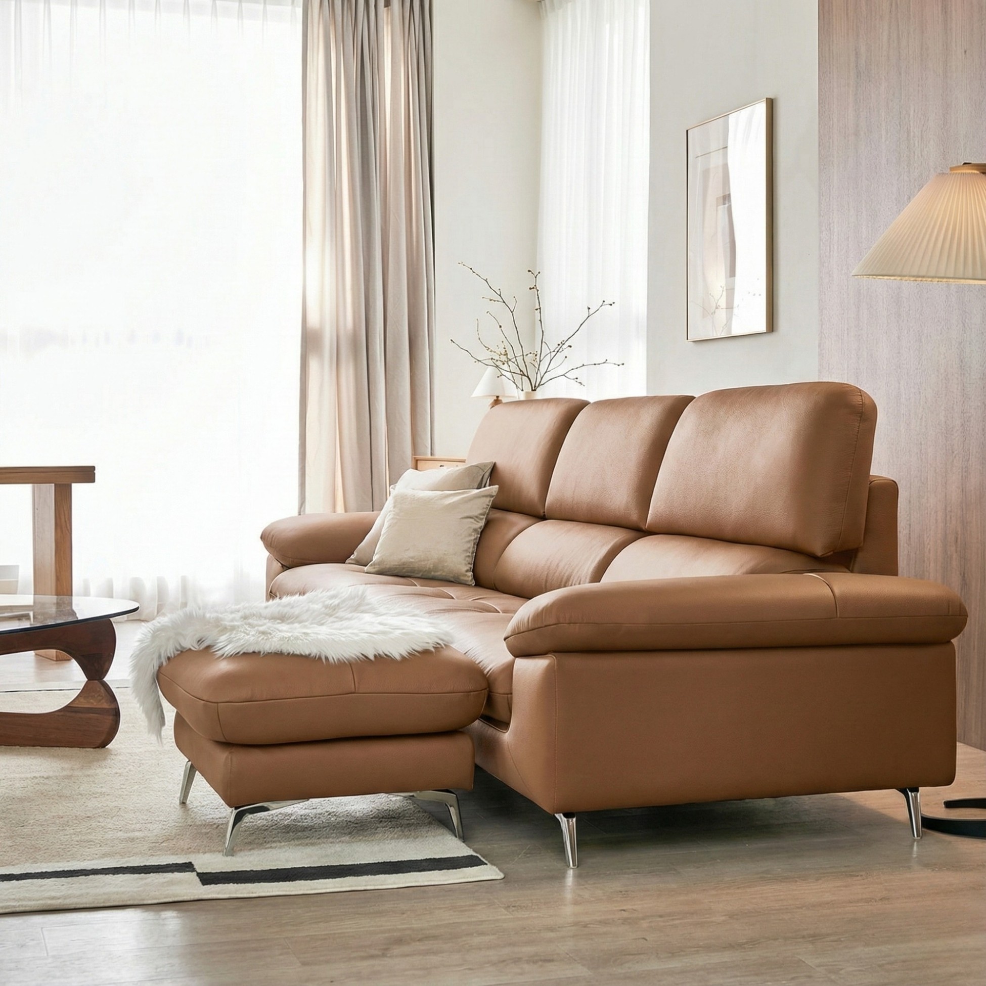 Sofa Ravell - Sofa Da Hiện Đại Cao Cấp Cho Phòng Khách