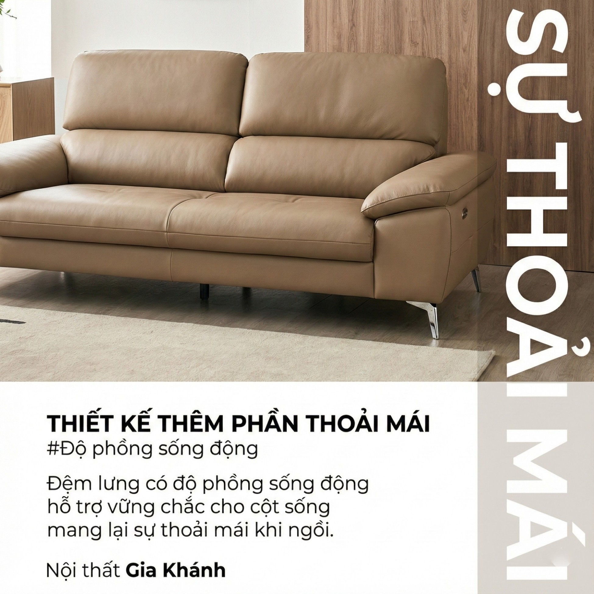 Sofa Ravell - Sofa Da Hiện Đại Cao Cấp Cho Phòng Khách