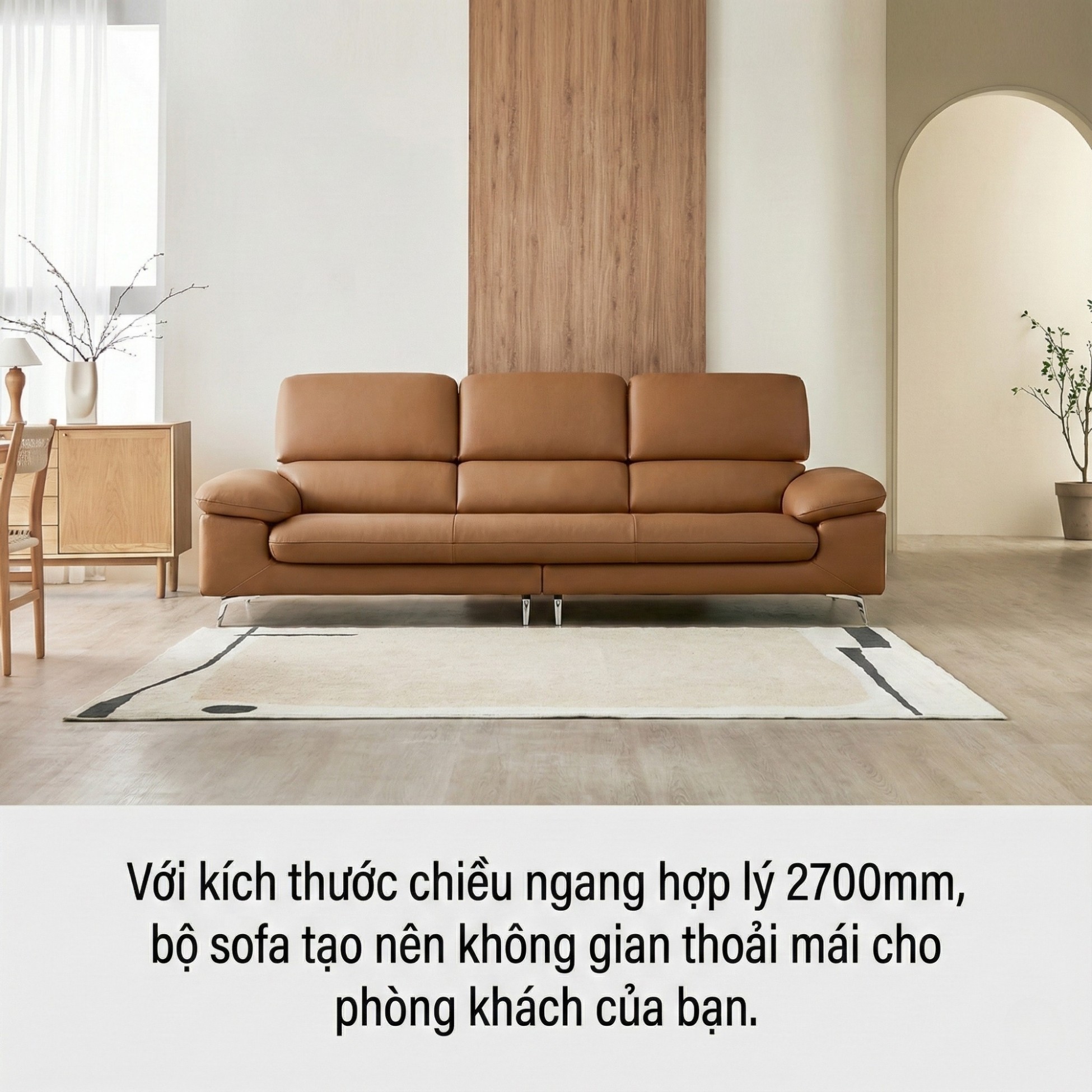 Sofa Ravell - Sofa Da Hiện Đại Cao Cấp Cho Phòng Khách