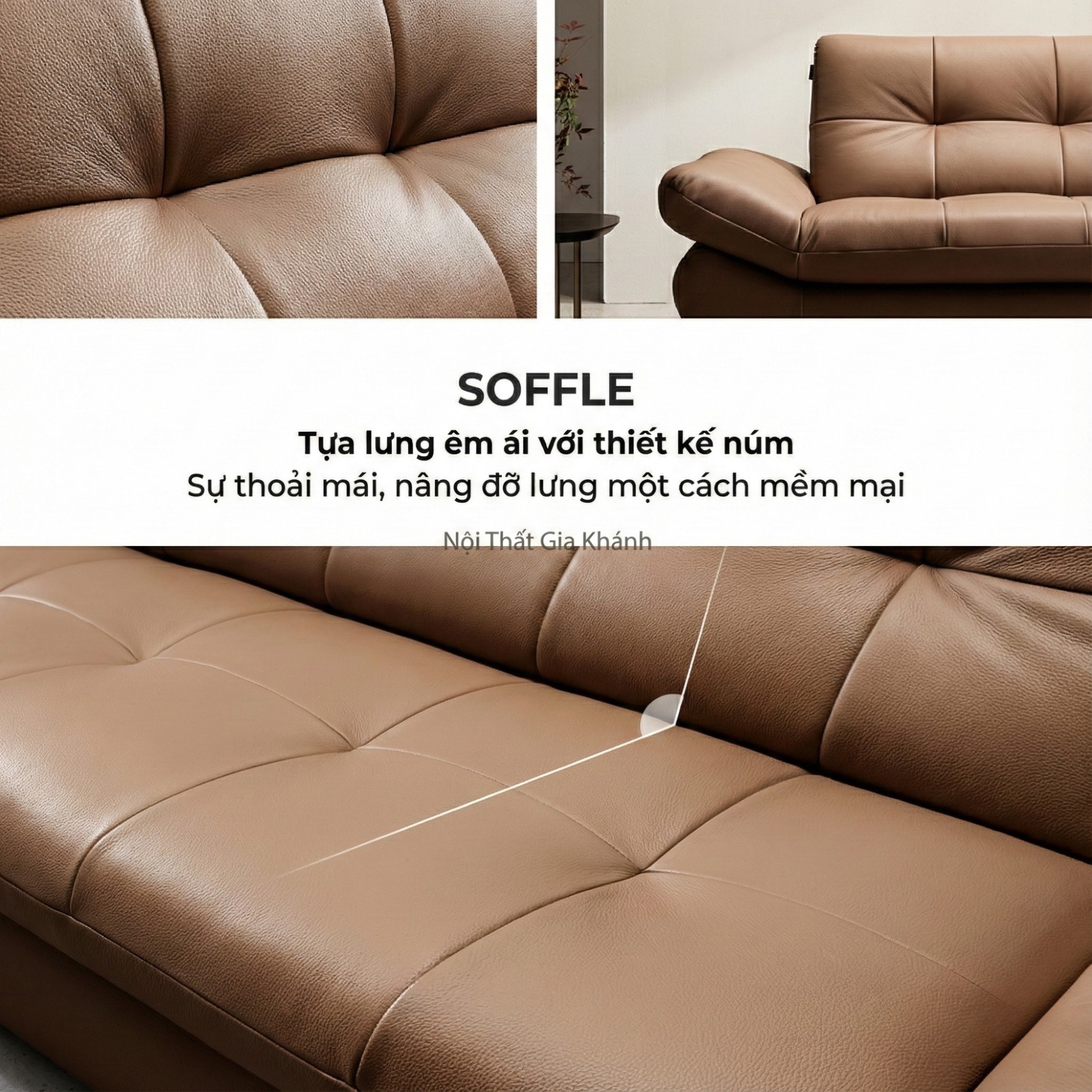 Sofa SOFFLE - Sofa Băng Hiện Đại Kiêm Giường Cho Phòng Khách Thư Thái