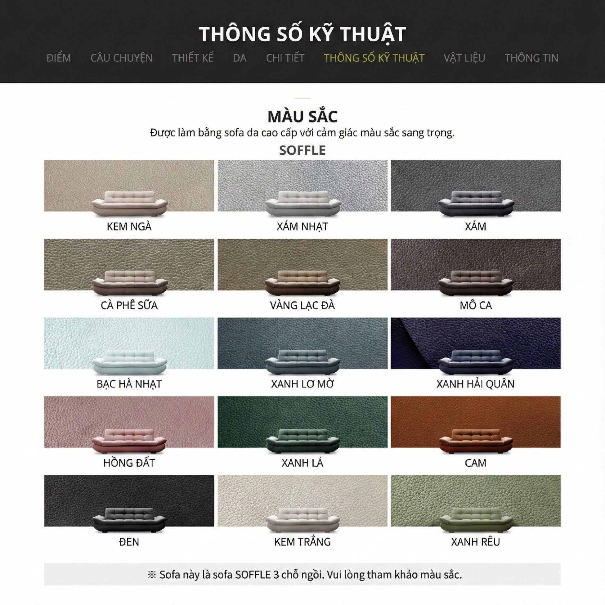 Sofa SOFFLE - Sofa Băng Hiện Đại Kiêm Giường Cho Phòng Khách Thư Thái