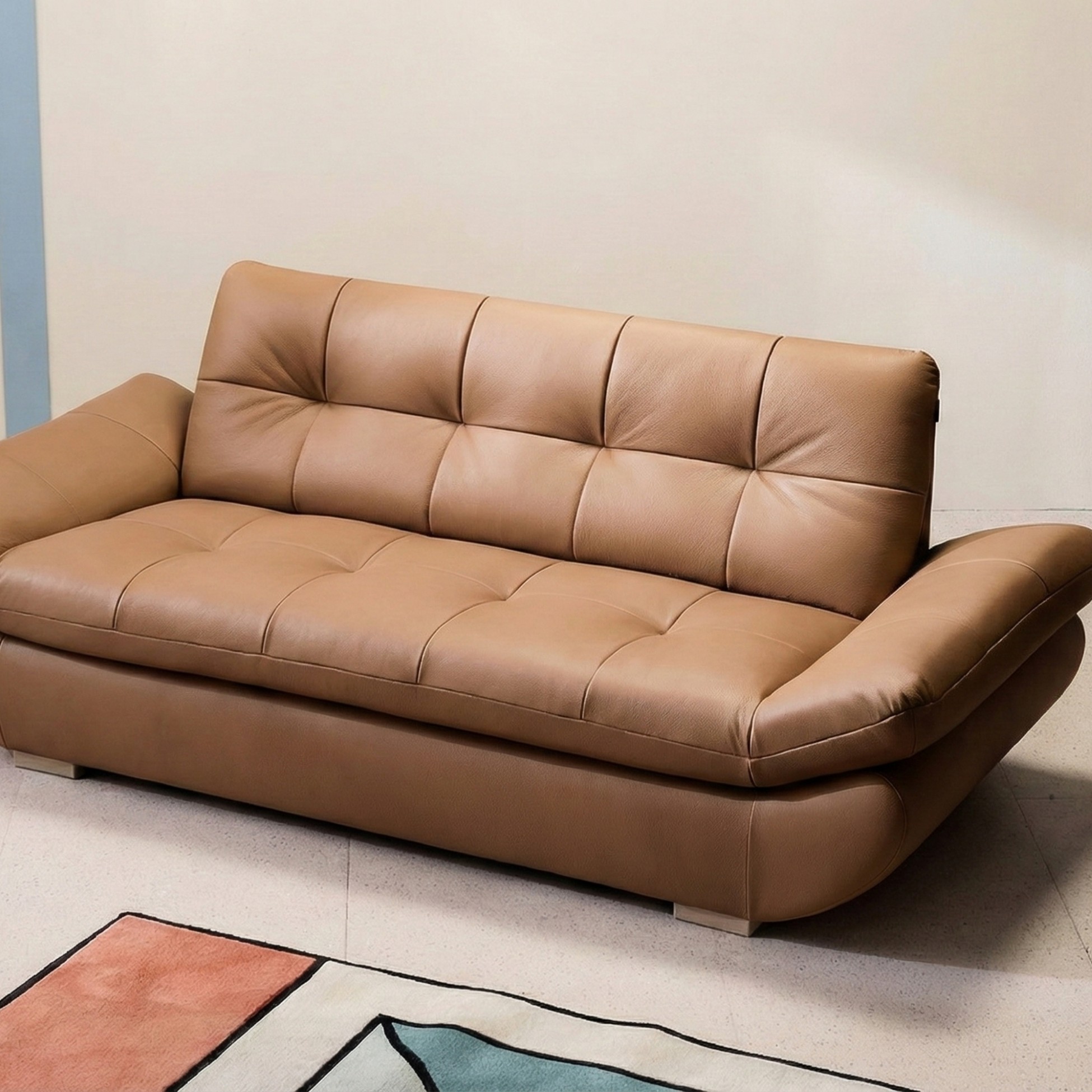 Sofa SOFFLE - Sofa Băng Hiện Đại Kiêm Giường Cho Phòng Khách Thư Thái (Hàng Order) - Ảnh 3
