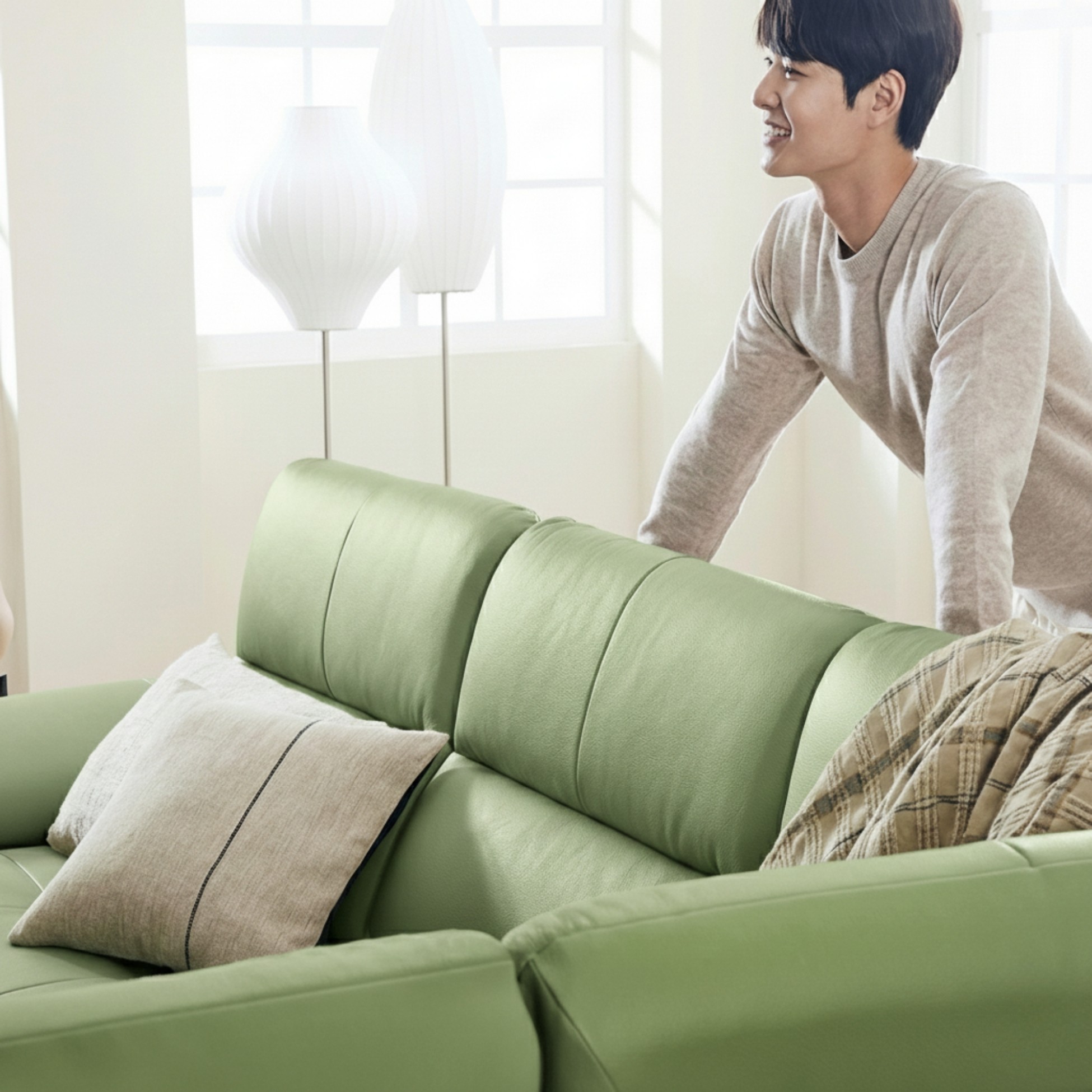 Sofa UNWIND – Sofa Da Cao Cấp Góc L Rộng Rãi Êm Ái Thư Giãn