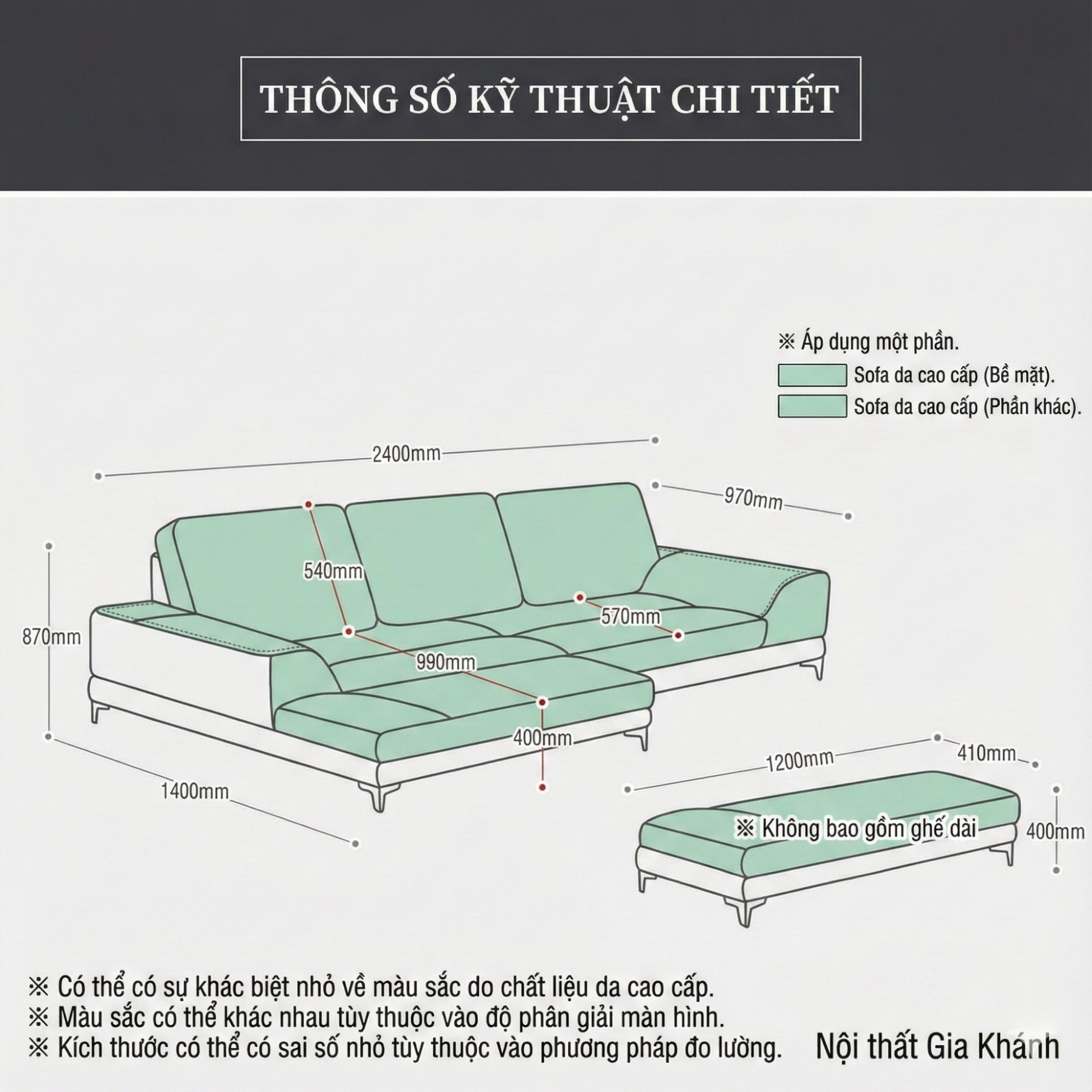 Sofa VERSA – Sofa Da Cao Cấp Linh Hoạt Tùy Biến Phong Cách
