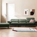 Sofa SILKEN - Sofa Băng Bọc Da Hiện Đại Với Tựa Đầu Thông Minh