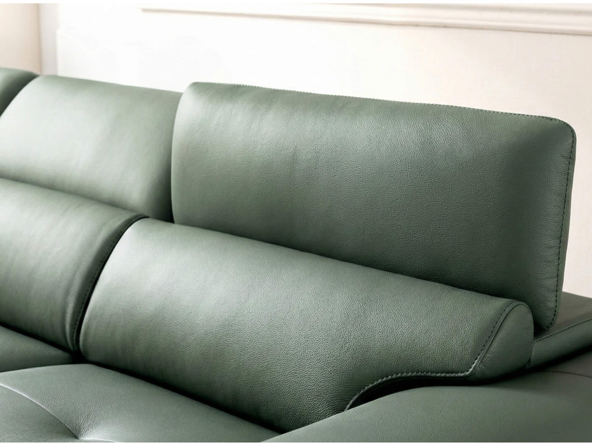 Sofa SILKEN - Sofa Băng Bọc Da Hiện Đại Với Tựa Đầu Thông Minh