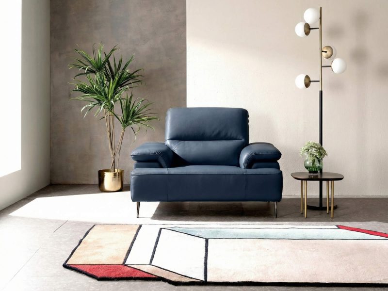 Sofa ALINA - Sofa Đơn Thư Giãn Bọc Da Cao Cấp Sang Trọng