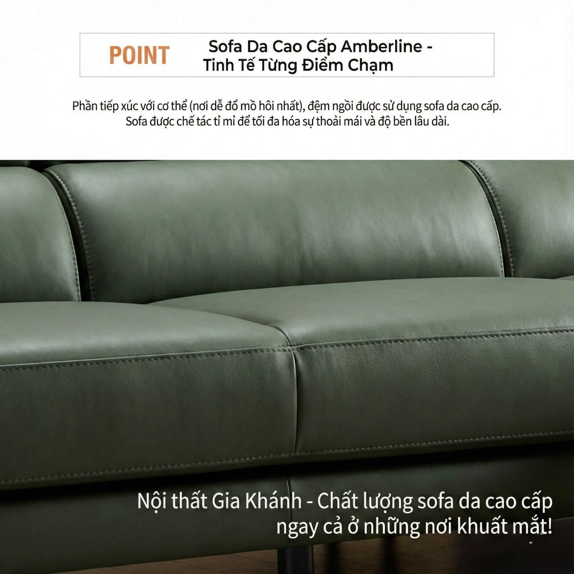 Sofa AMBERLINE - Sofa Góc Thư Giãn Cho Phòng Khách Thanh Lịch