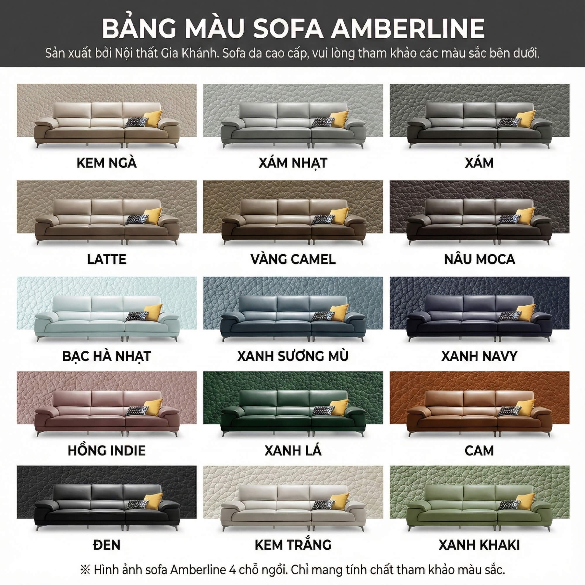Sofa AMBERLINE - Sofa Góc Thư Giãn Cho Phòng Khách Thanh Lịch