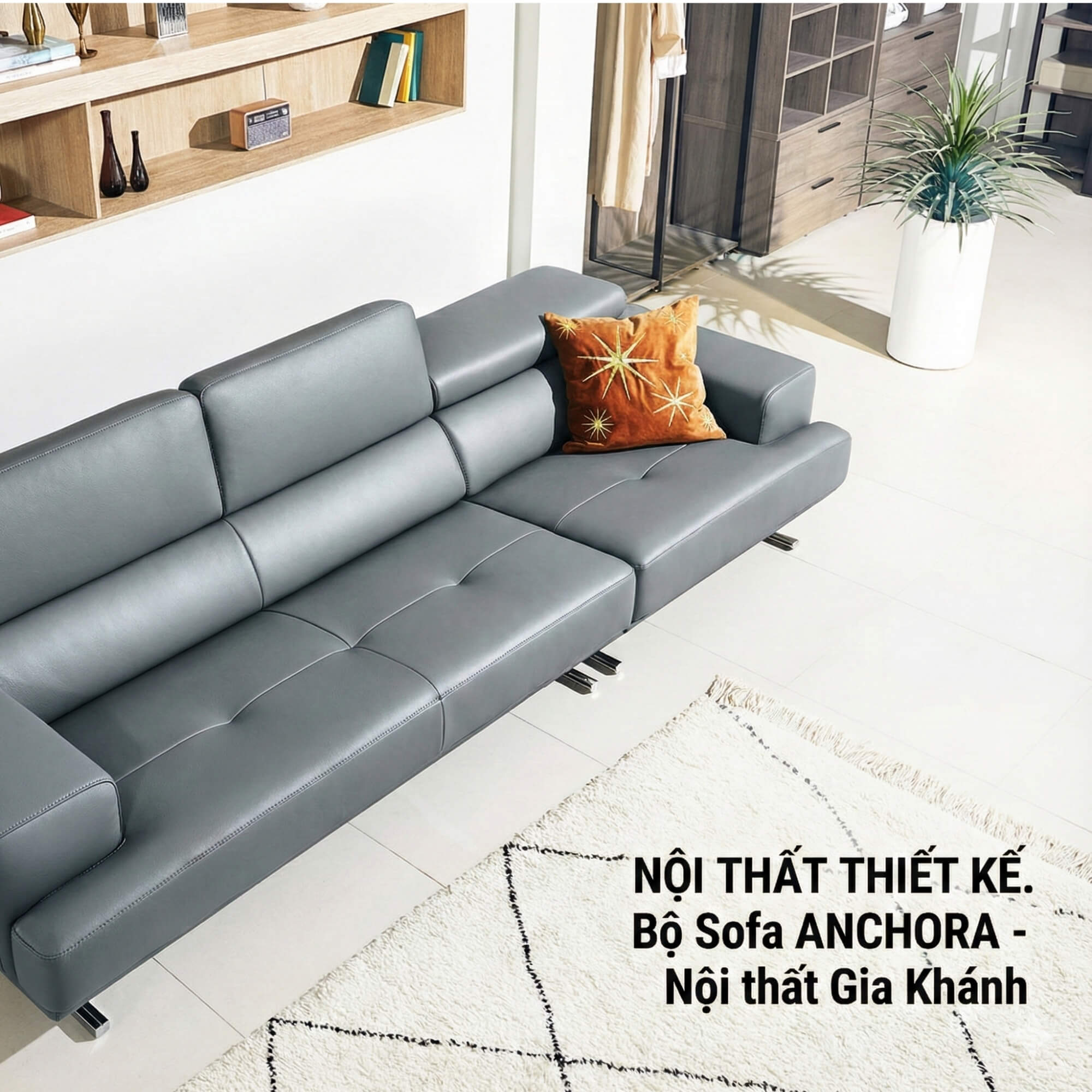 sofa ANCHORA - Sofa Băng Tựa Đầu Thông Minh