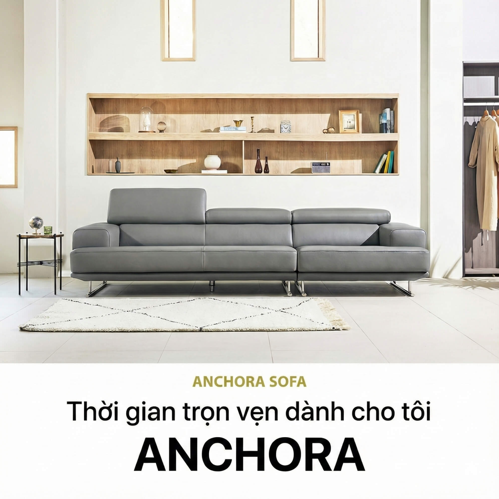 sofa ANCHORA - Sofa Băng Tựa Đầu Thông Minh