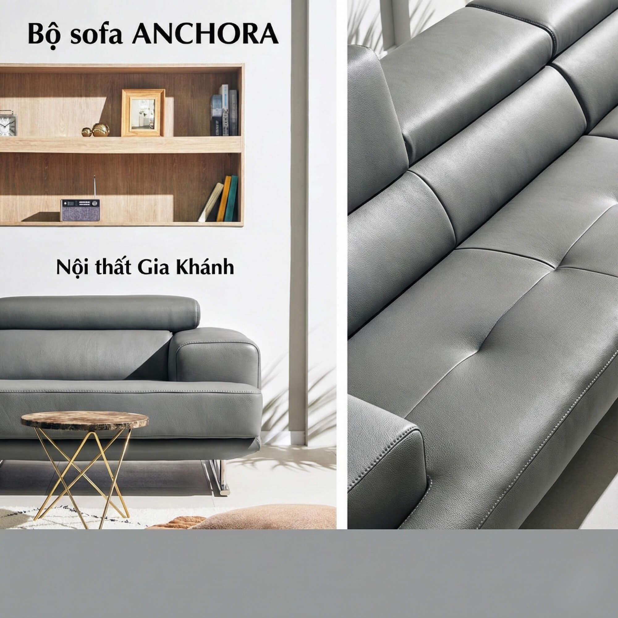 sofa ANCHORA - Sofa Băng Tựa Đầu Thông Minh