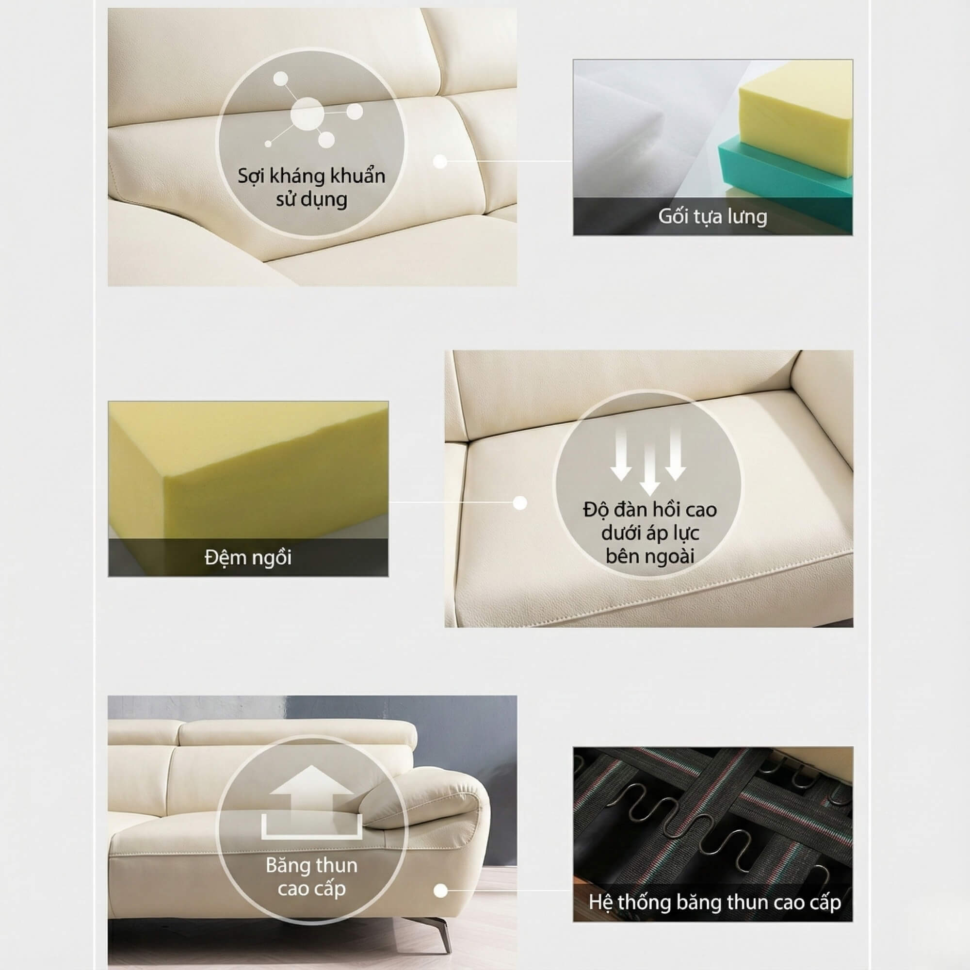 Sofa BELAGO - Sofa Băng Dáng Thuyền Bồng Bềnh Như Mây