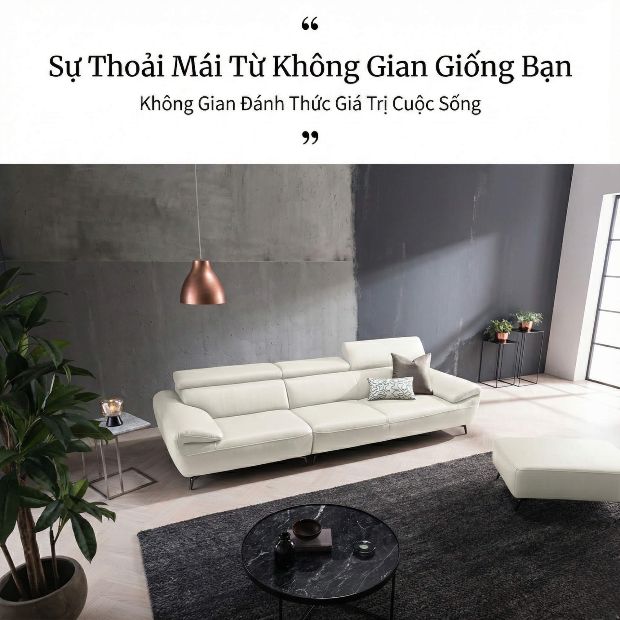Sofa BELAGO - Sofa Băng Dáng Thuyền Bồng Bềnh Như Mây