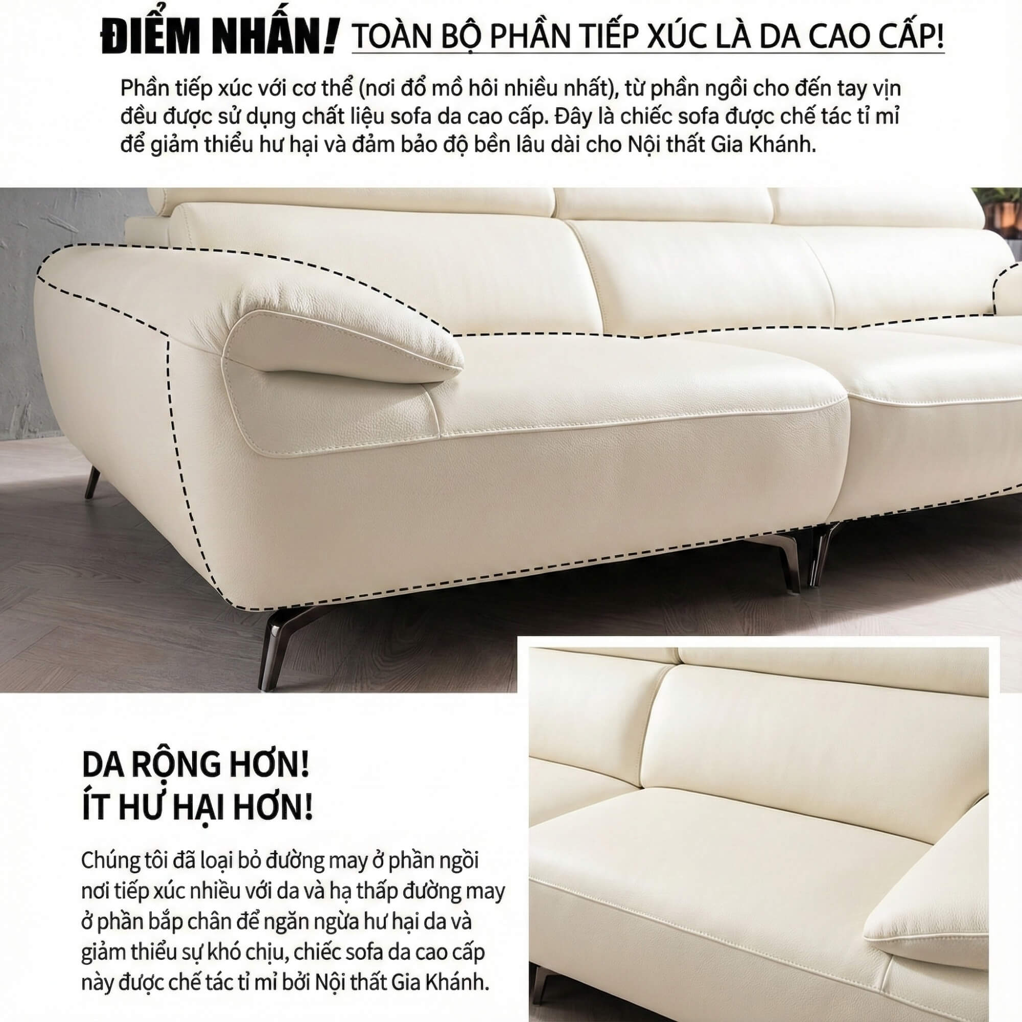 Sofa BELAGO - Sofa Băng Dáng Thuyền Bồng Bềnh Như Mây