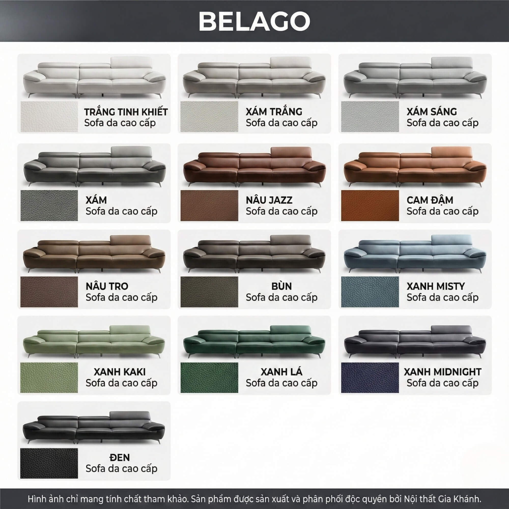 Sofa BELAGO - Sofa Băng Dáng Thuyền Bồng Bềnh Như Mây