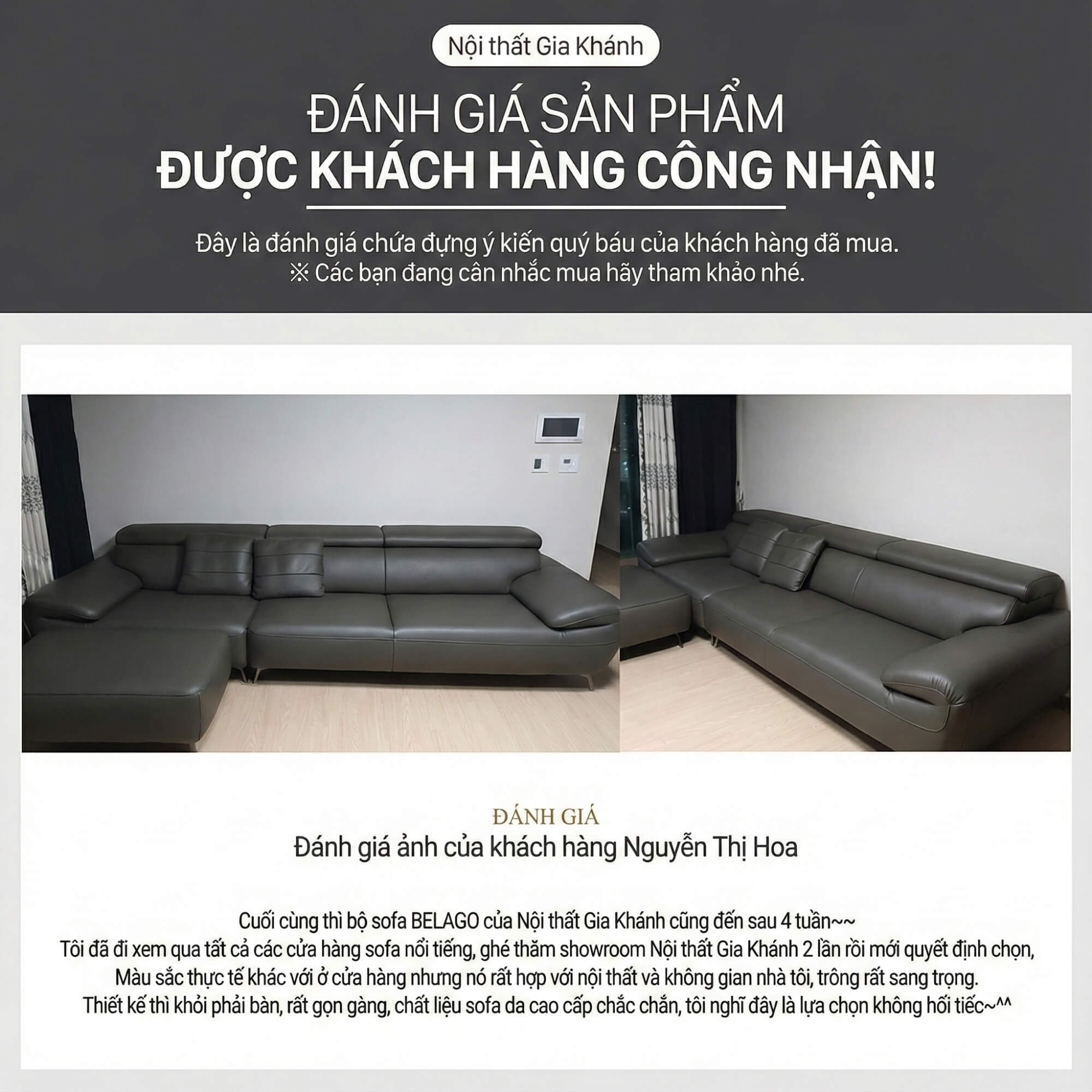 Sofa BELAGO - Sofa Băng Dáng Thuyền Bồng Bềnh Như Mây