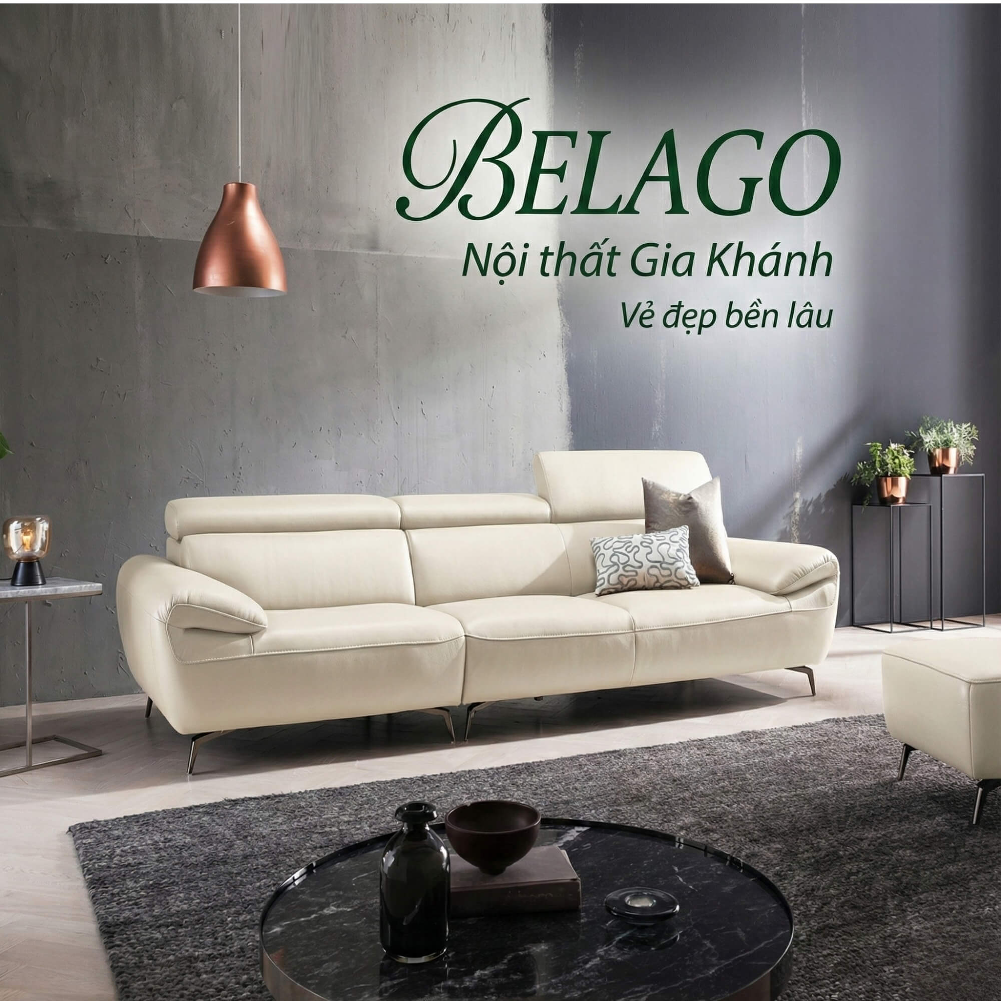 Sofa BELAGO - Sofa Băng Dáng Thuyền Bồng Bềnh Như Mây