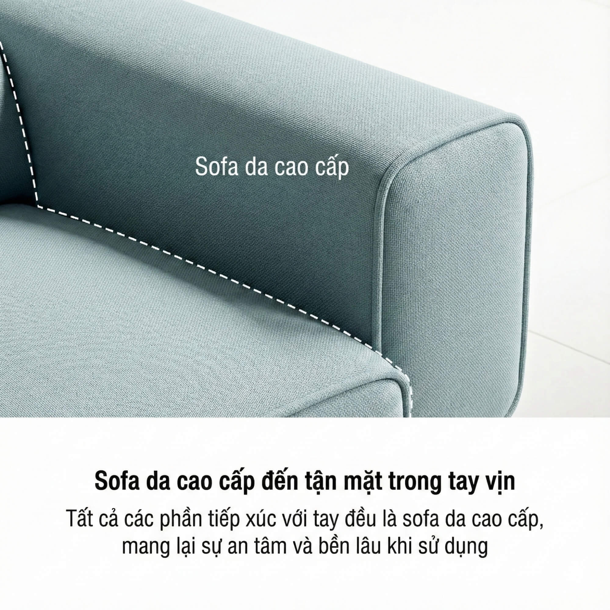 Sofa BELVE - Sofa Da Đơn Trẻ Trung Thư Giãn Sau Ngày Dài 