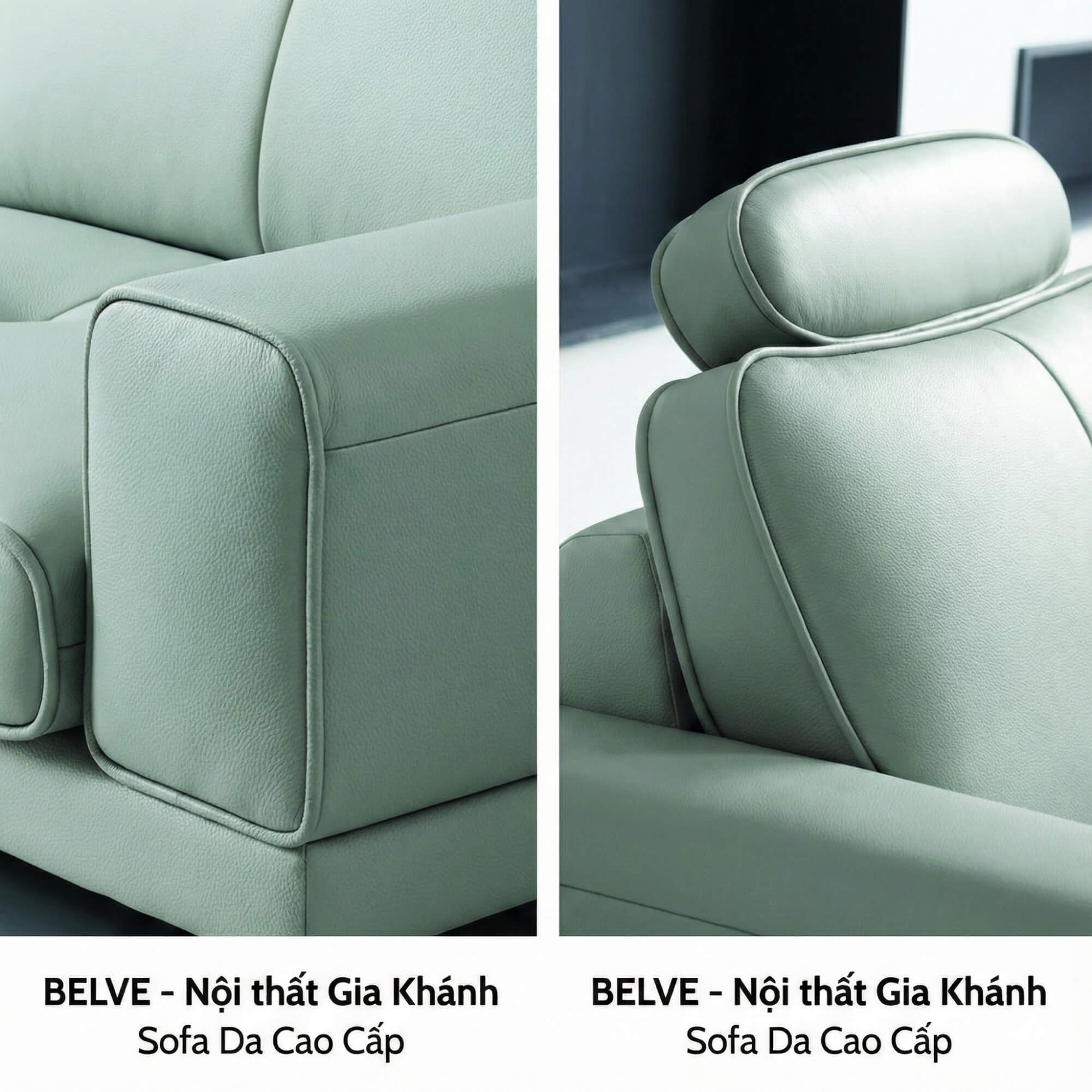 Sofa BELVE - Sofa Da Đơn Trẻ Trung Thư Giãn Sau Ngày Dài 
