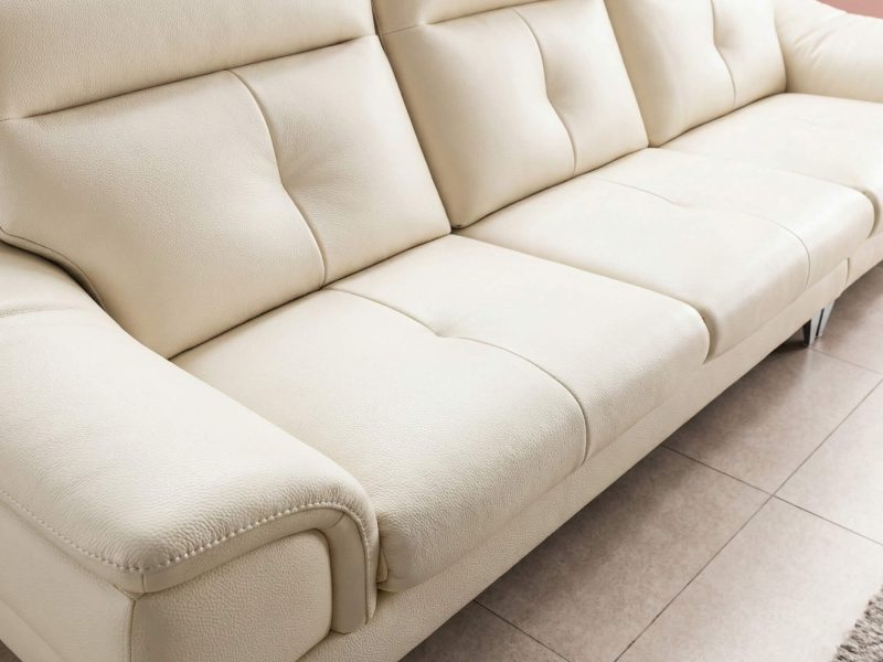 Sofa BLUEPRINT - Sofa Băng Bọc Da Bắc Âu Thiết Kế Tối Giản Tinh Tế