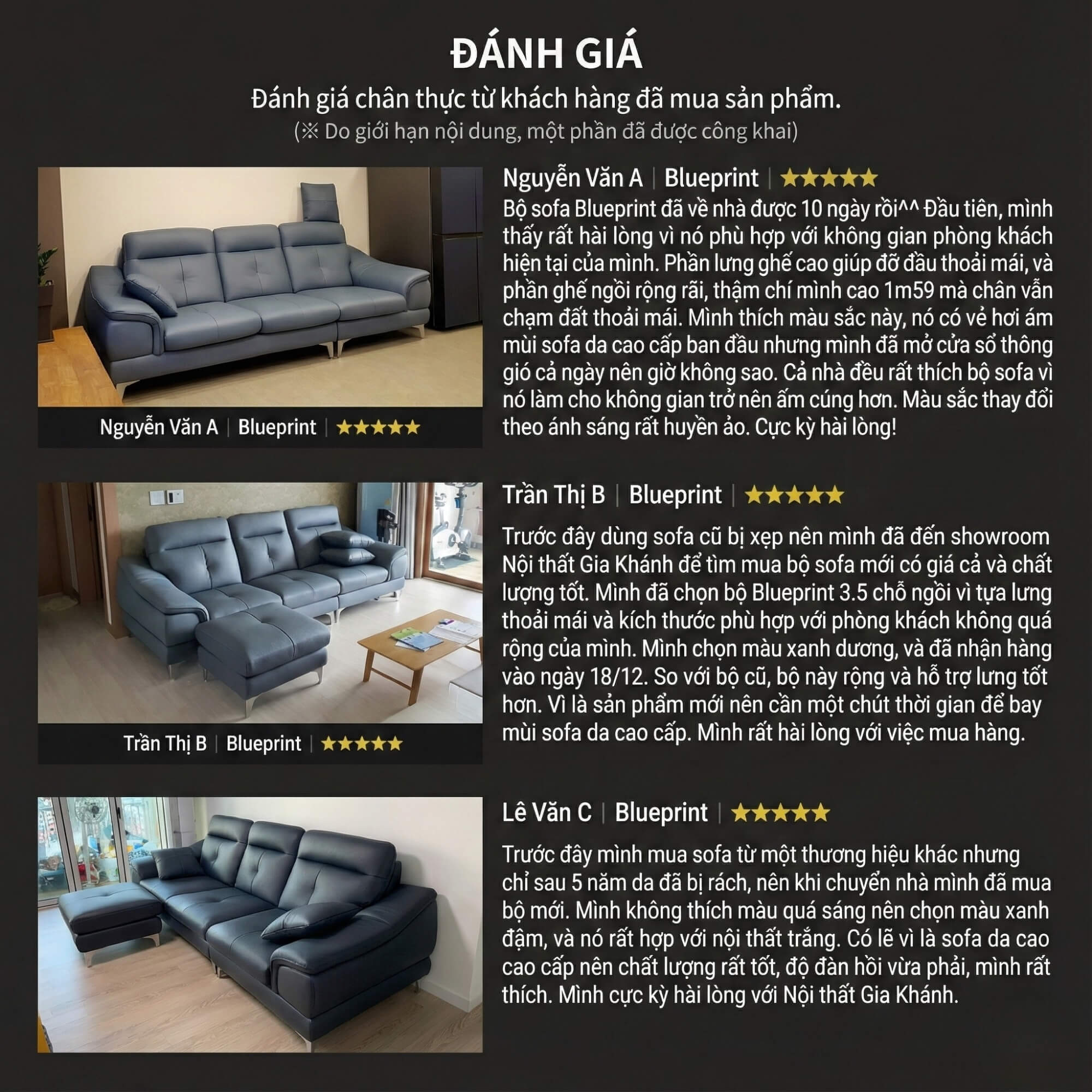 Sofa BLUEPRINT - Sofa Băng Bọc Da Bắc Âu Thiết Kế Tối Giản Tinh Tế