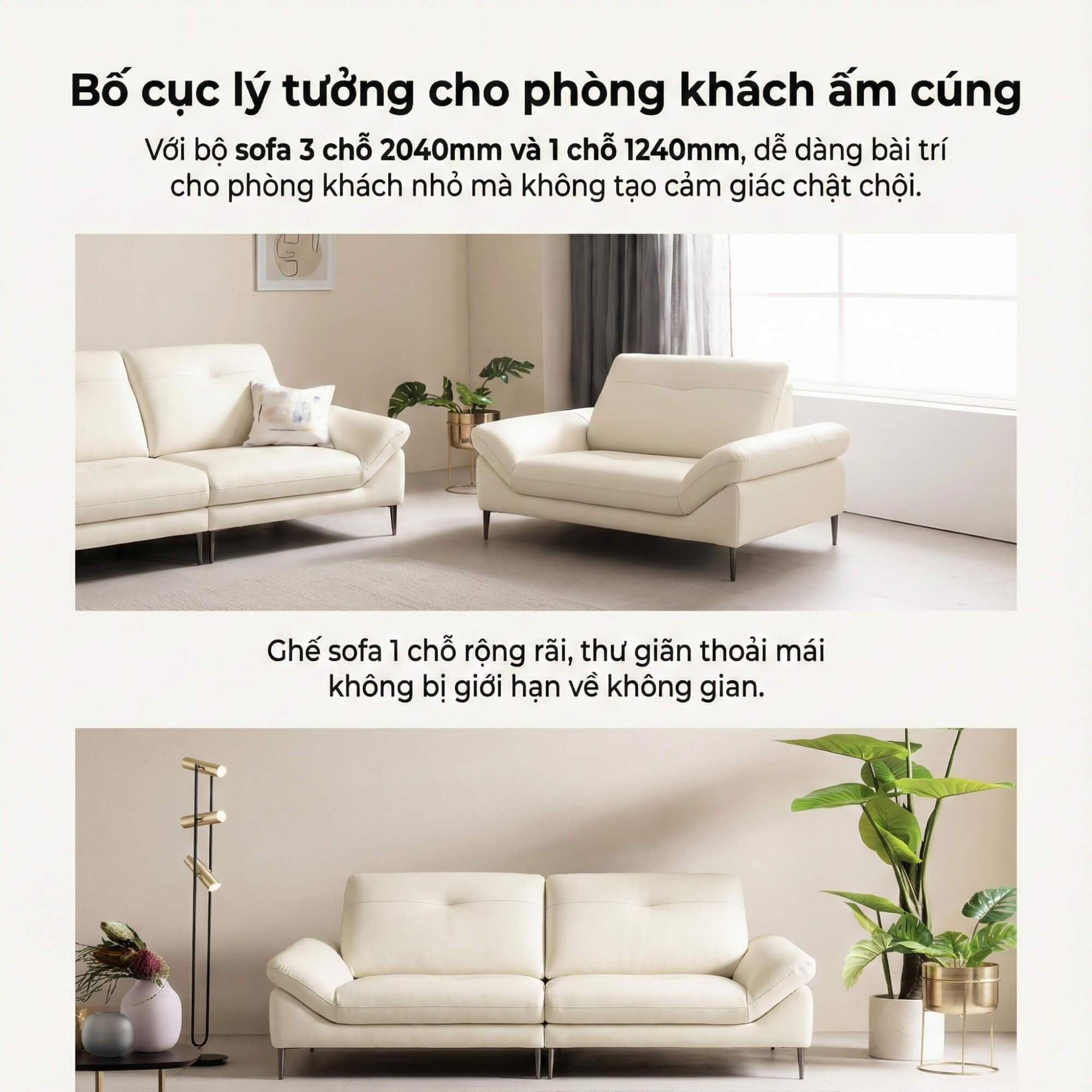 Sofa Boulevard – Bộ Sofa Hiện Đại Bọc Da Cao Cấp Mô-đun Tự Do