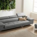 Sofa BRIO – Sofa Da Dáng Văng Hiện Đại Đa Chức Năng Tựa Đầu Điều Chỉnh