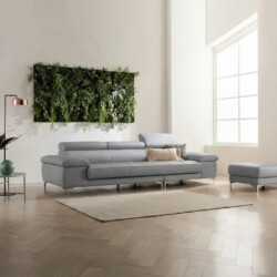 Sofa BRIO – Sofa Da Dáng Văng Hiện Đại Đa Chức Năng Tựa Đầu Điều Chỉnh