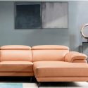 Sofa CENTERRA - Sofa Góc Bọc Da Thiết Kế Tựa Đầu Thông Minh